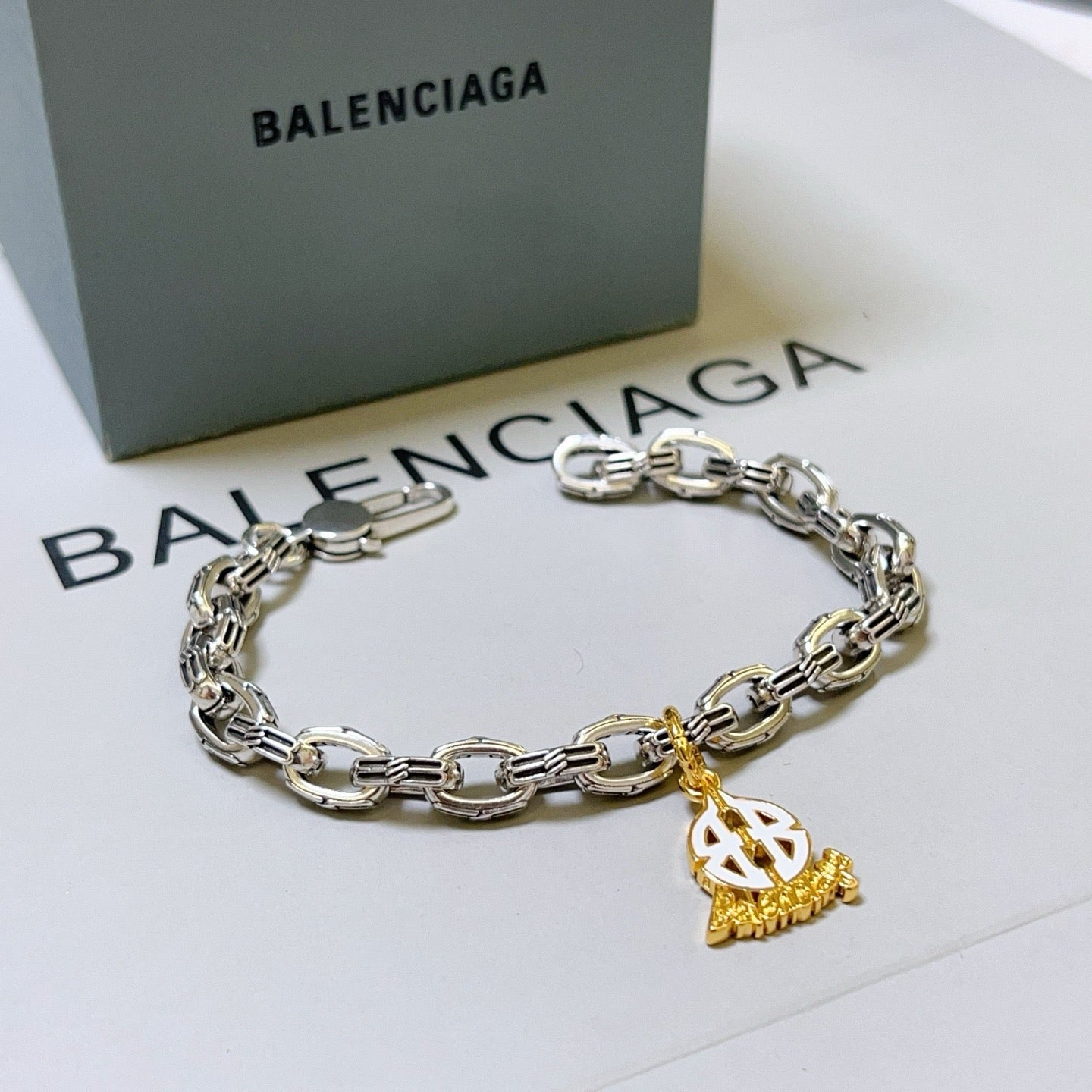 Silber-Gold-Armband