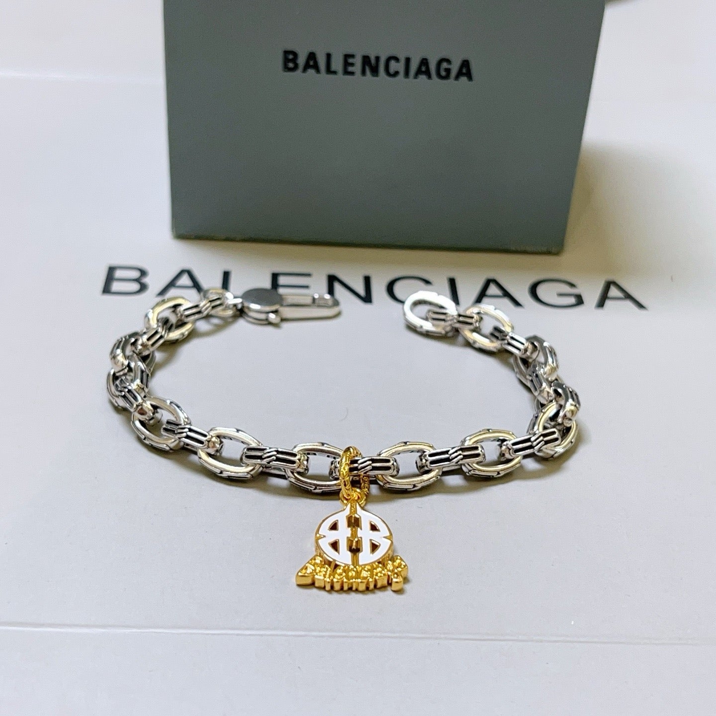 Silber-Gold-Armband