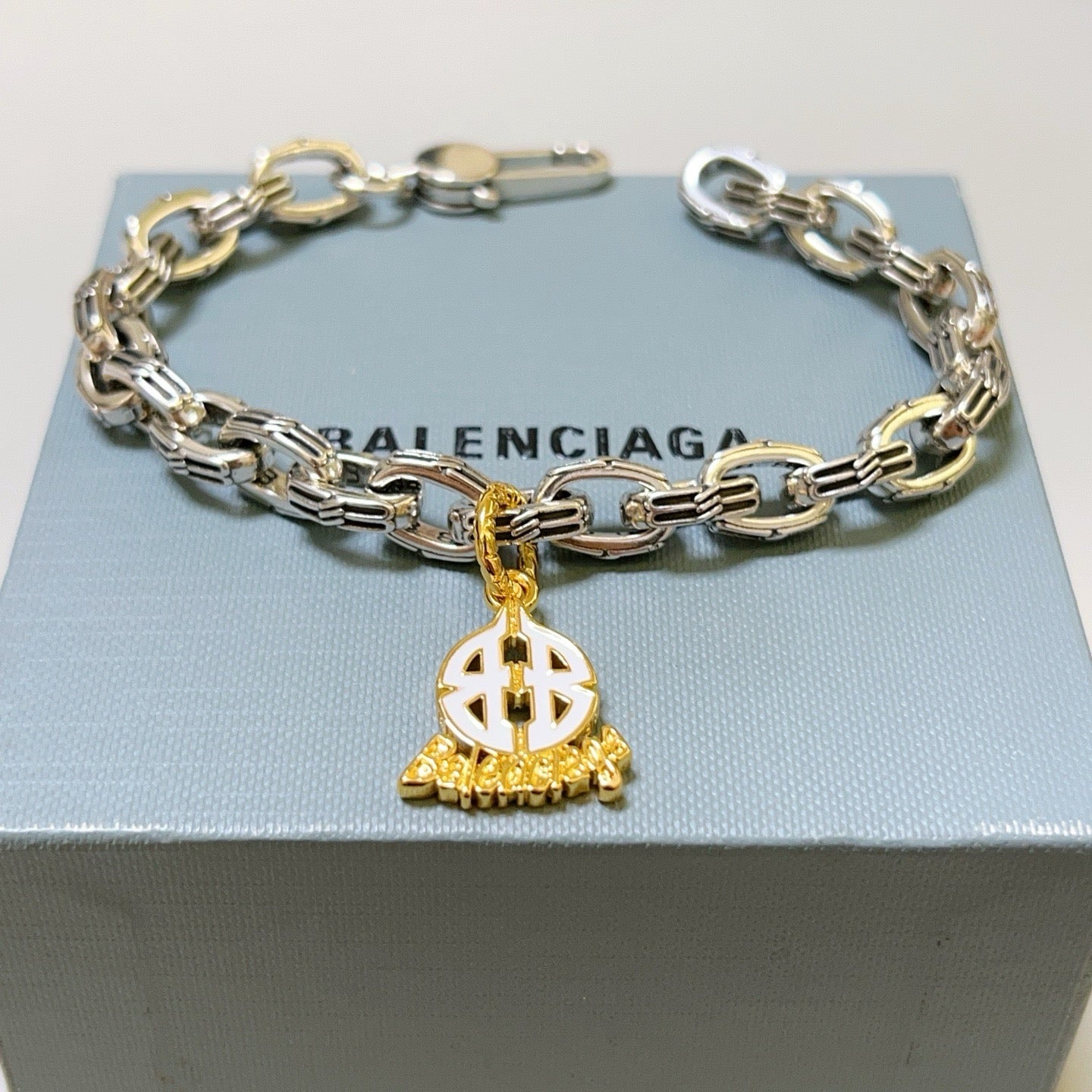 Silber-Gold-Armband