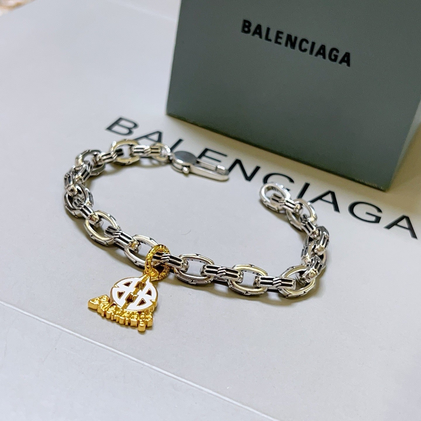 Silber-Gold-Armband