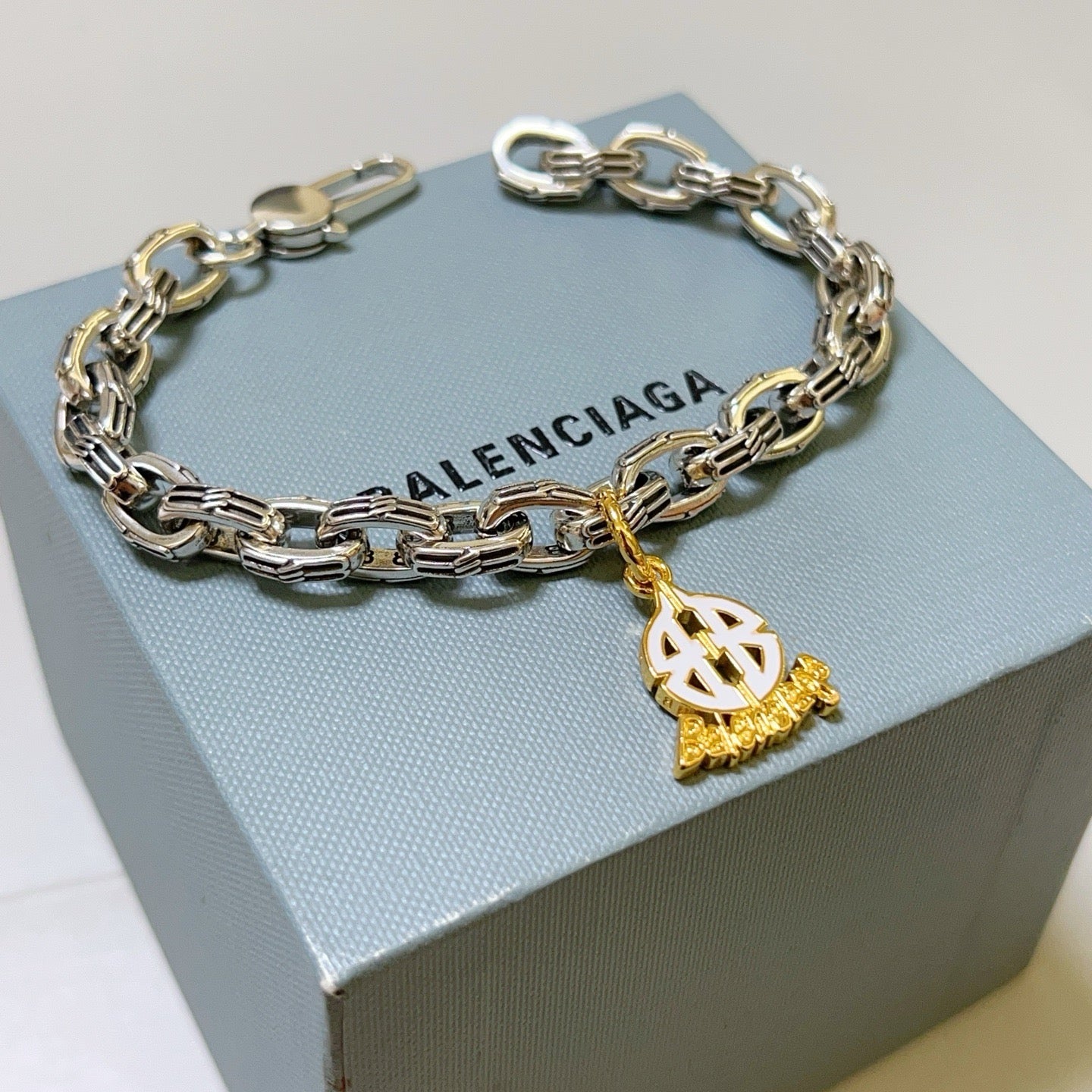 Silber-Gold-Armband