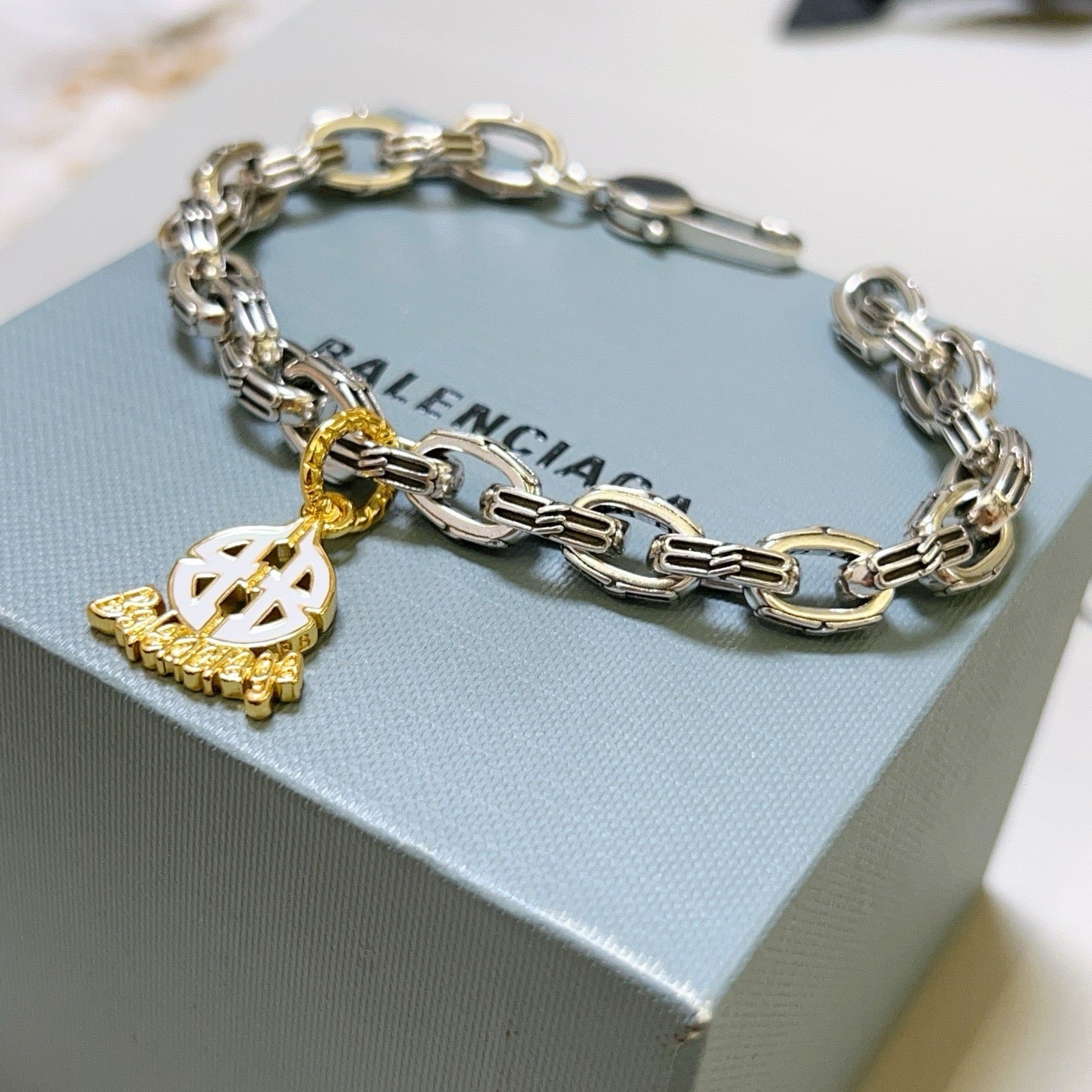 Silber-Gold-Armband
