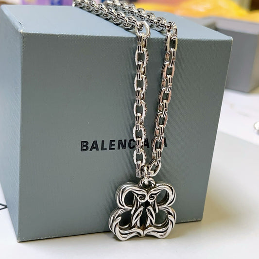 Silver Black Necklace - FashionHype.xyz