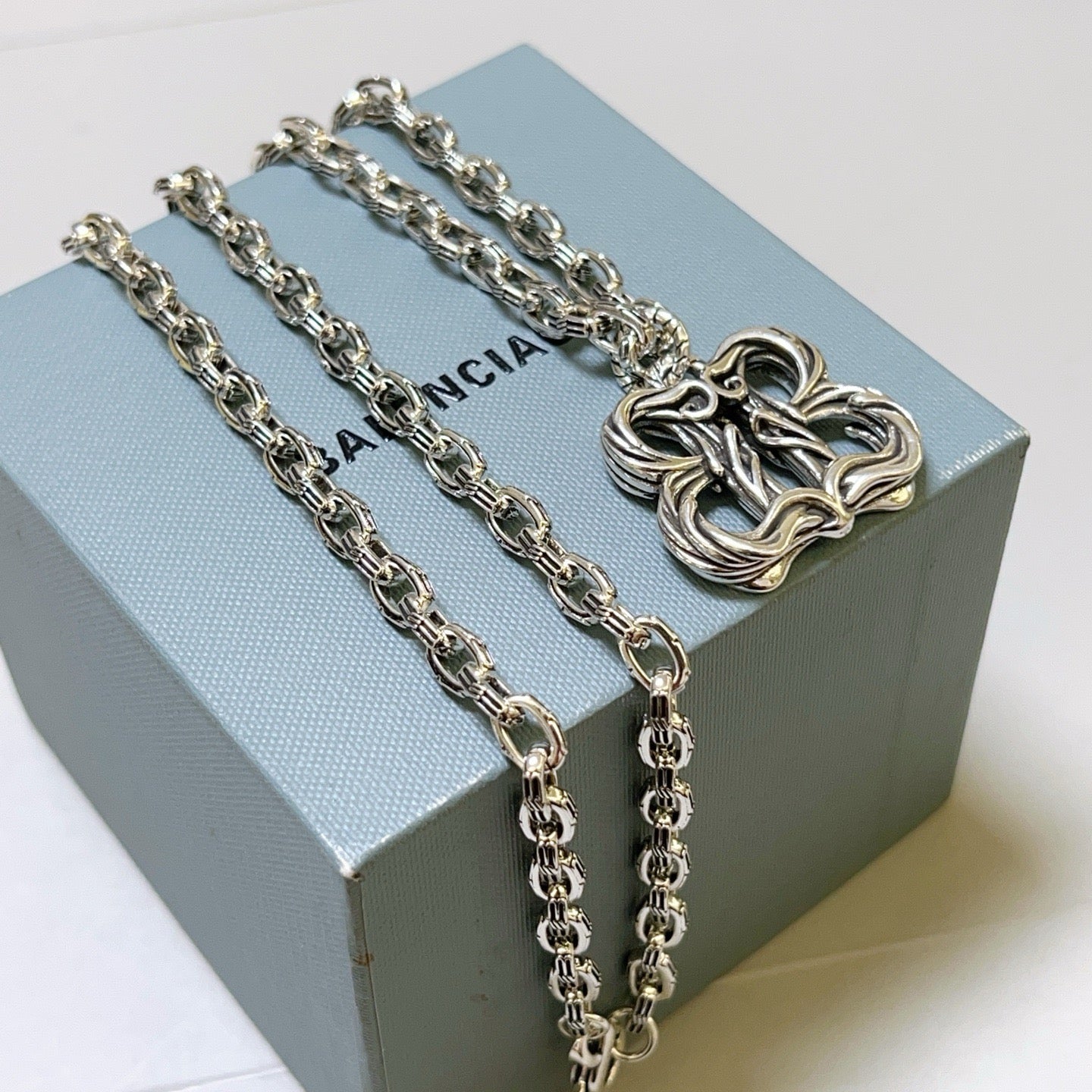 Silver Black Necklace - FashionHype.xyz