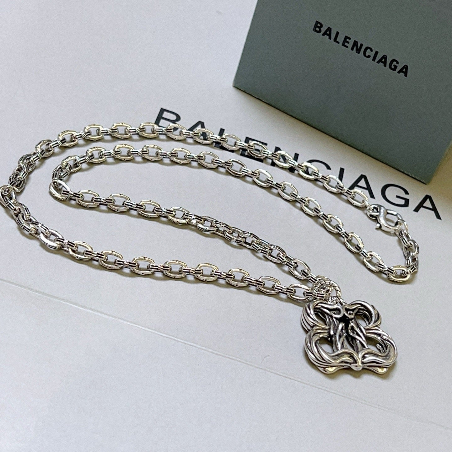 Silver Black Necklace - FashionHype.xyz