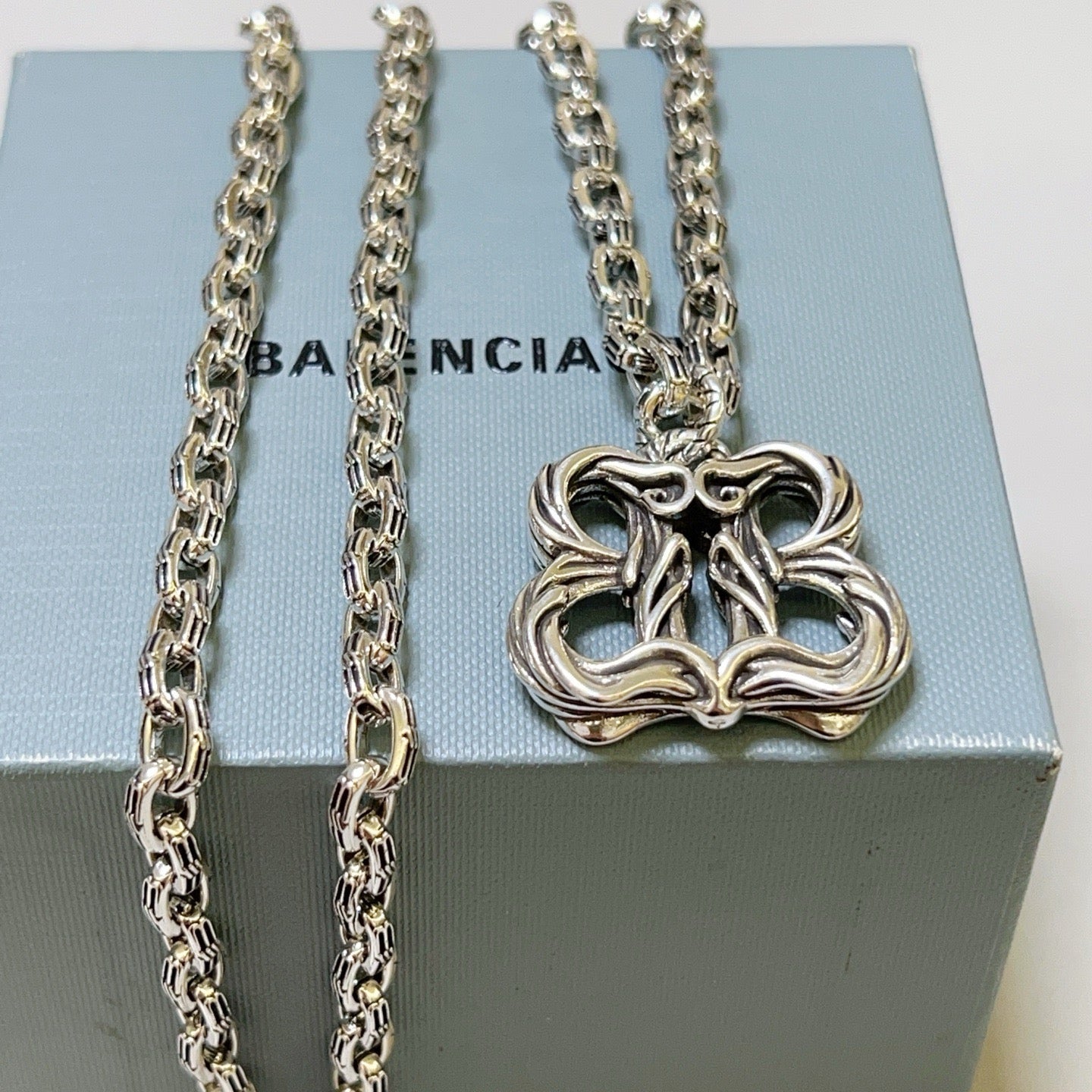 Silver Black Necklace - FashionHype.xyz