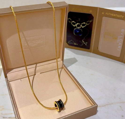 Gold Black Necklace - FashionHype.xyz