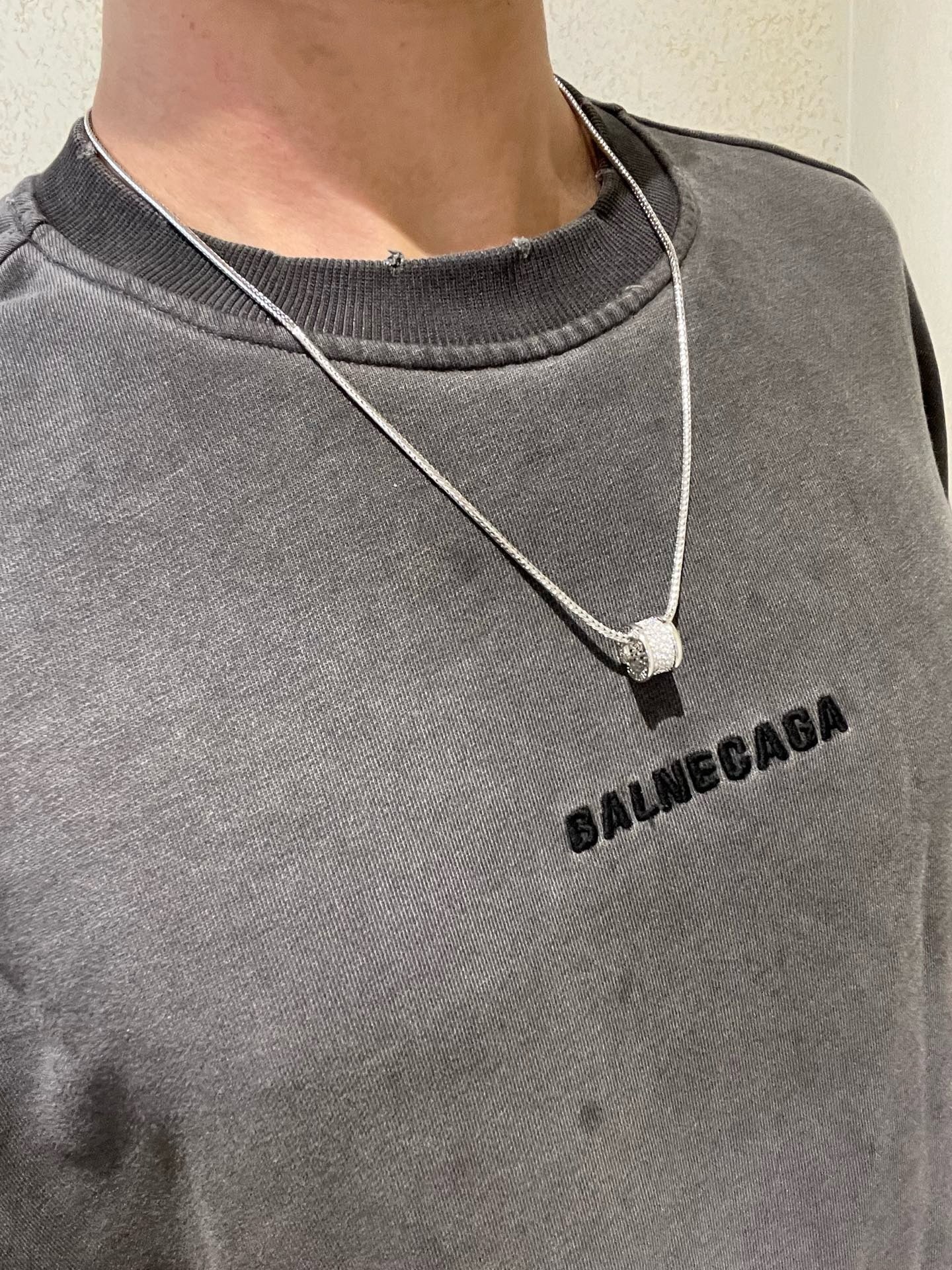 Silberne Kette