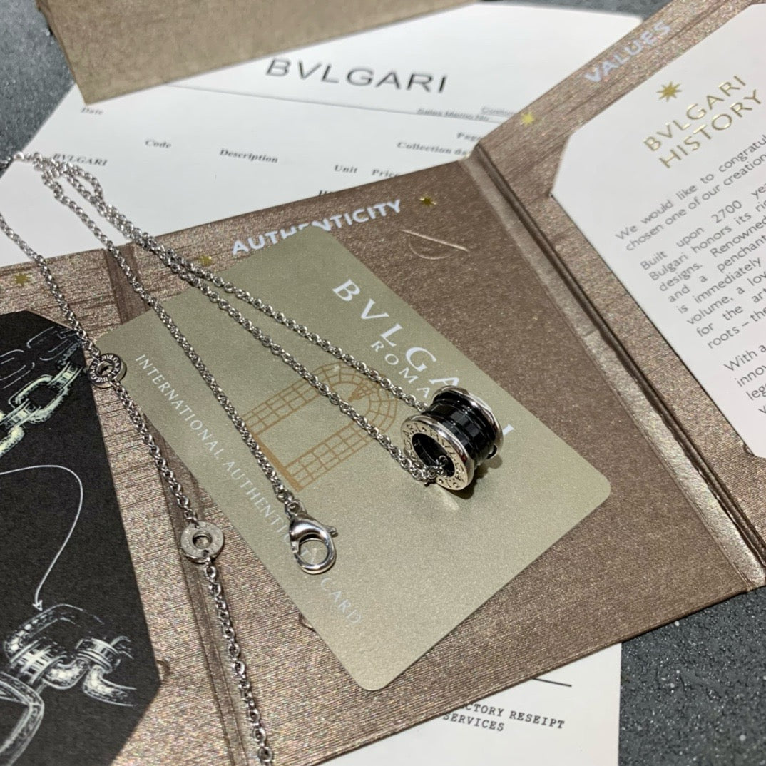 Silver Black Necklace - FashionHype.xyz