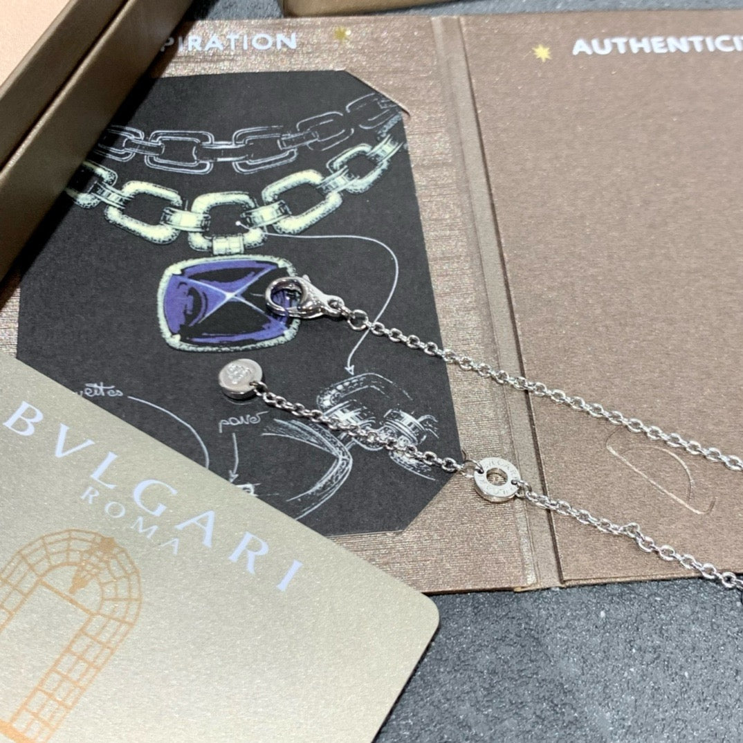 Silver Black Necklace - FashionHype.xyz