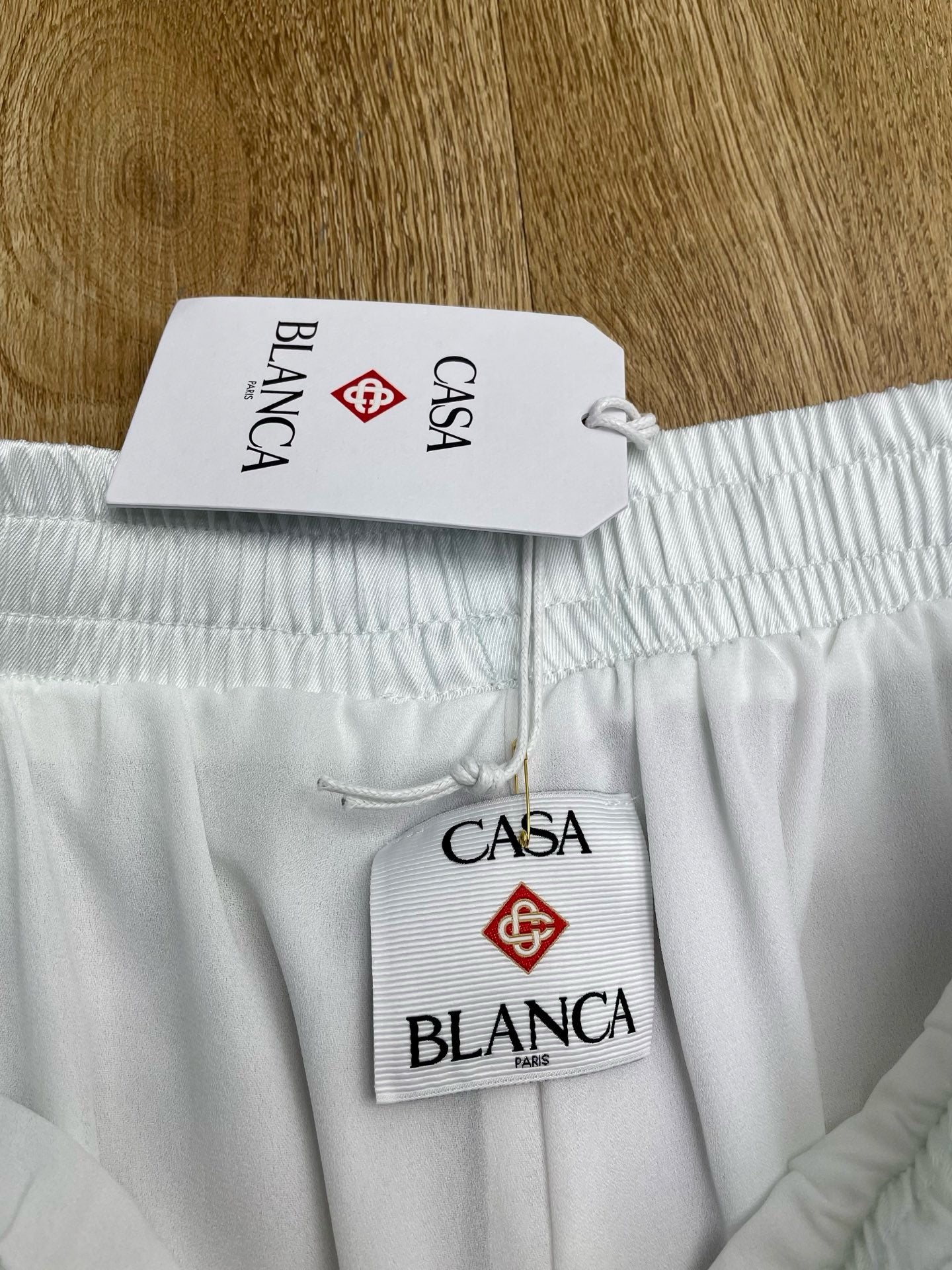 Weiß Blau Short
