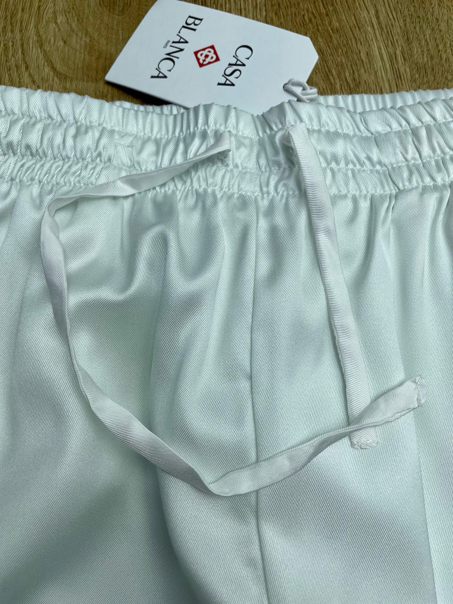 Weiß Blau Short