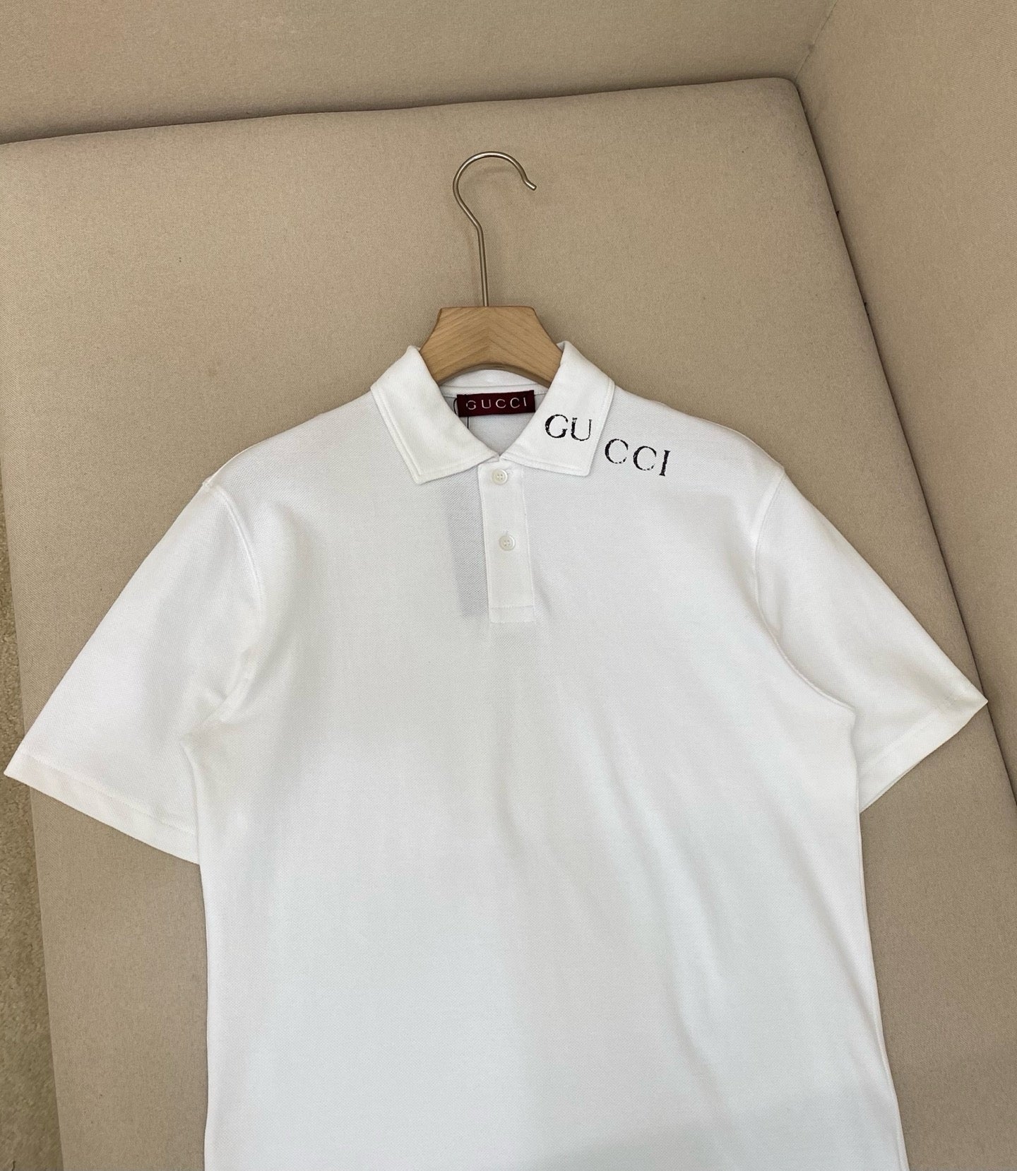 White and Reddish T-Shirt - FashionHype.xyz