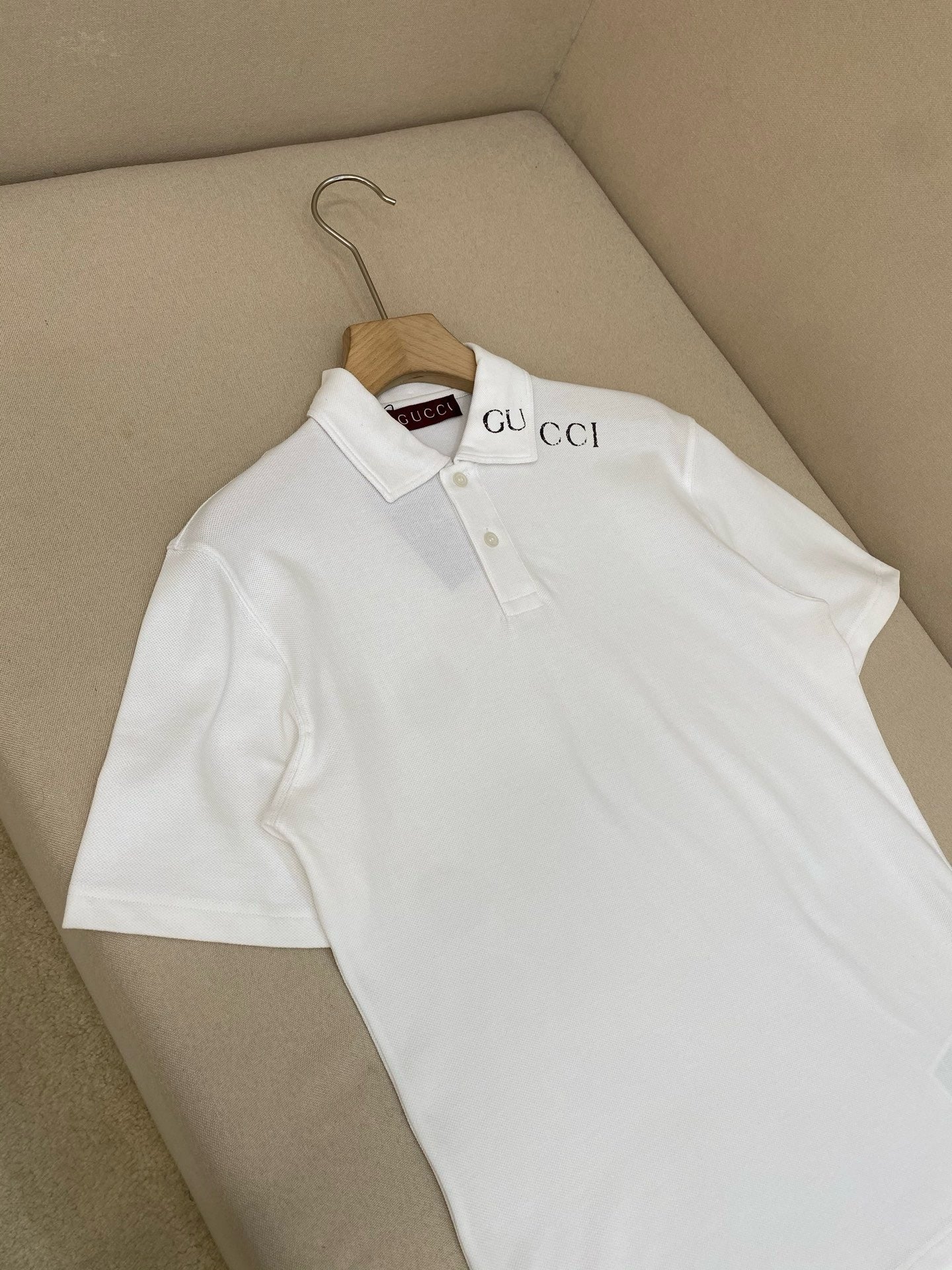 White and Reddish T-Shirt - FashionHype.xyz