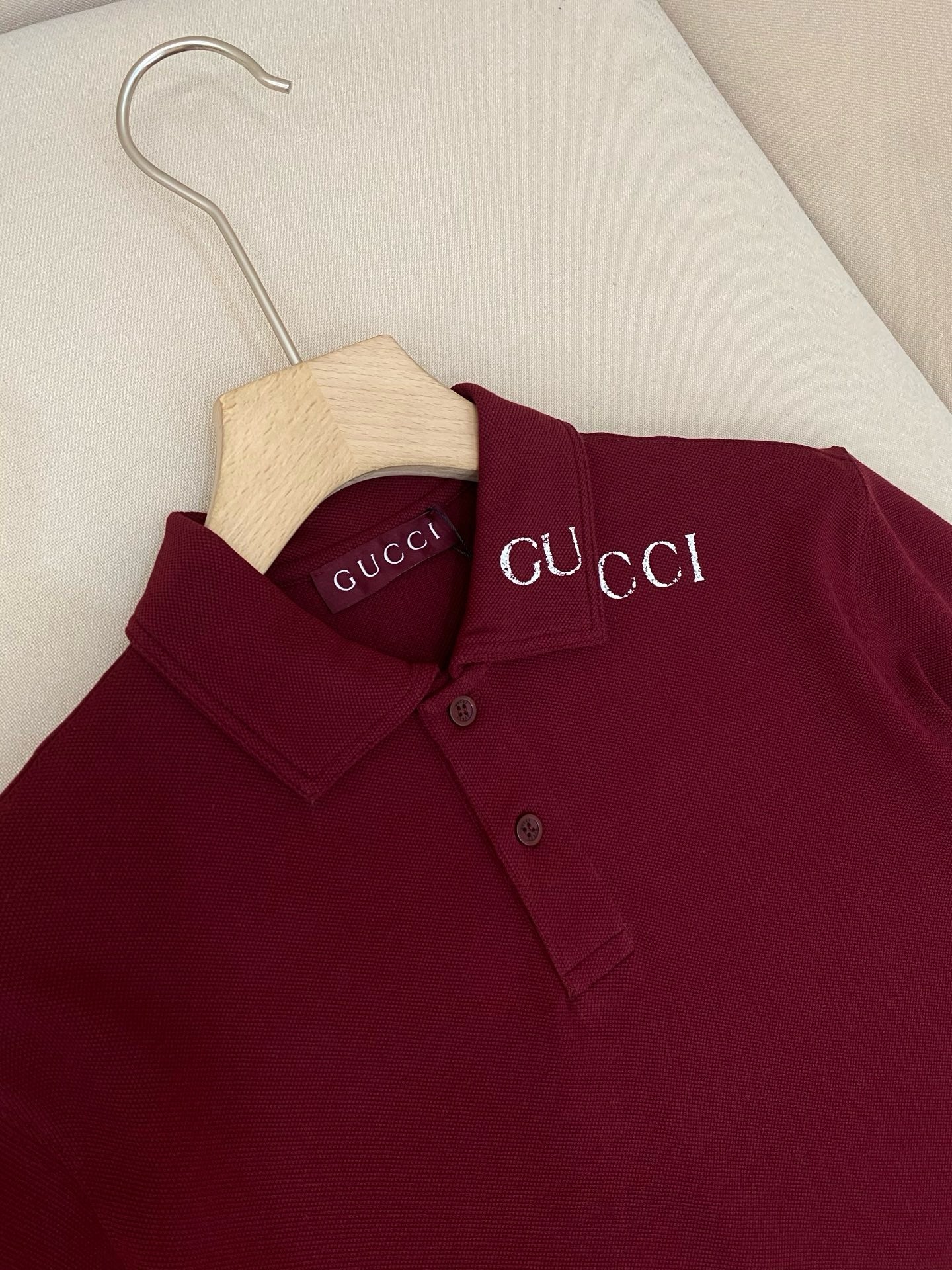 White and Reddish T-Shirt - FashionHype.xyz