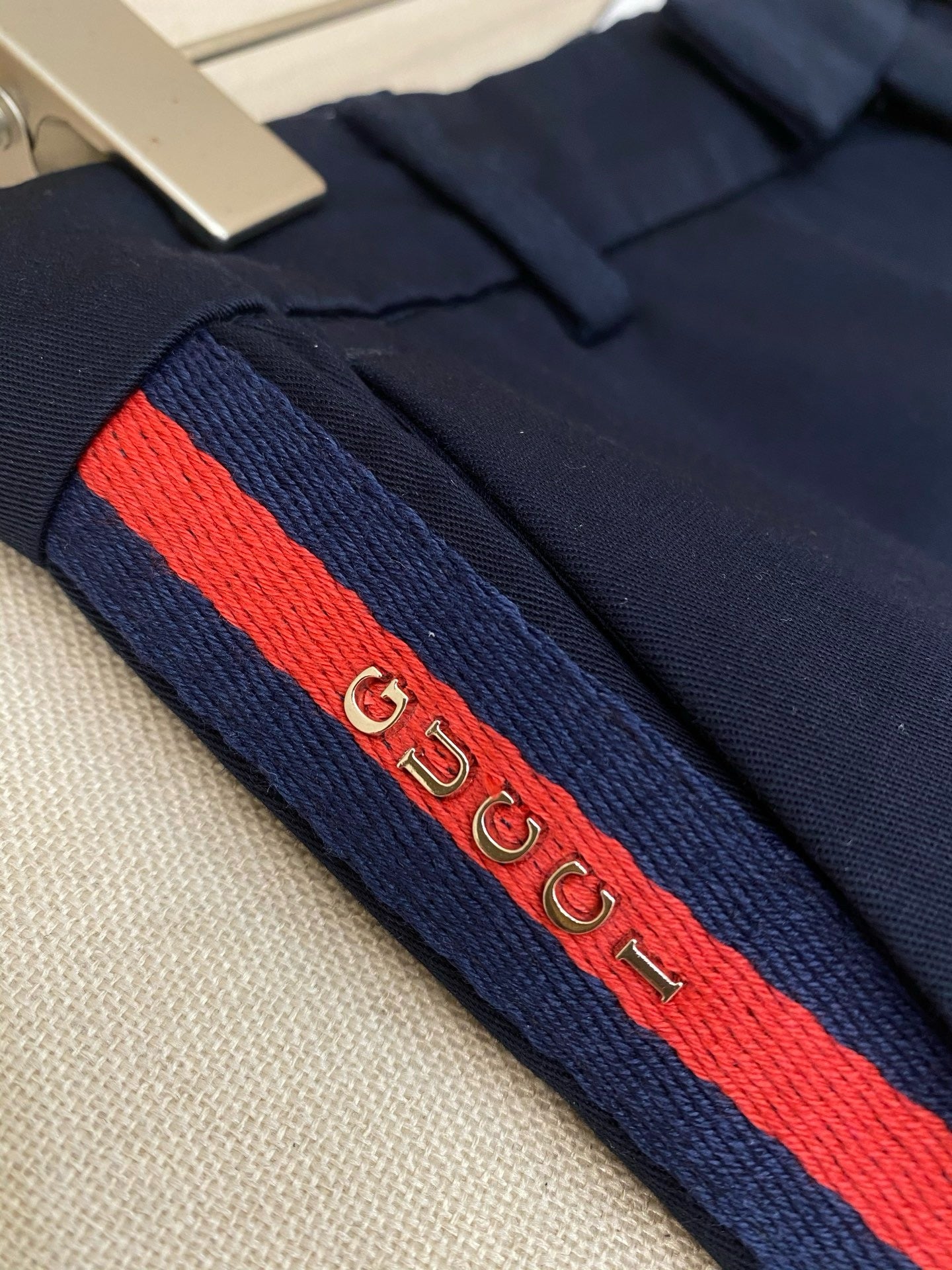 Dark Blue and Apricot Pant