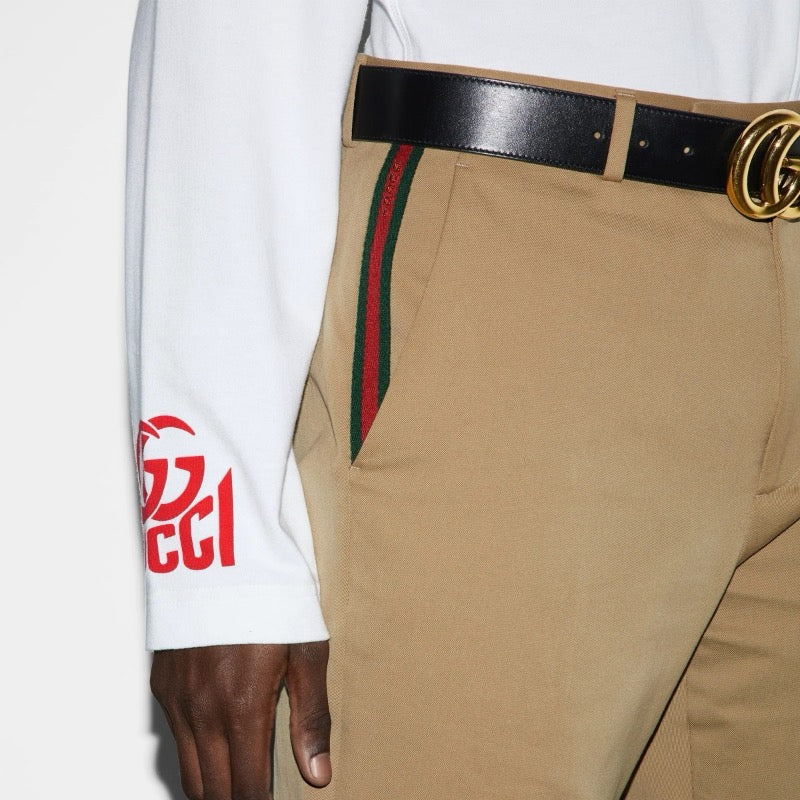 Dark Blue and Apricot Pant