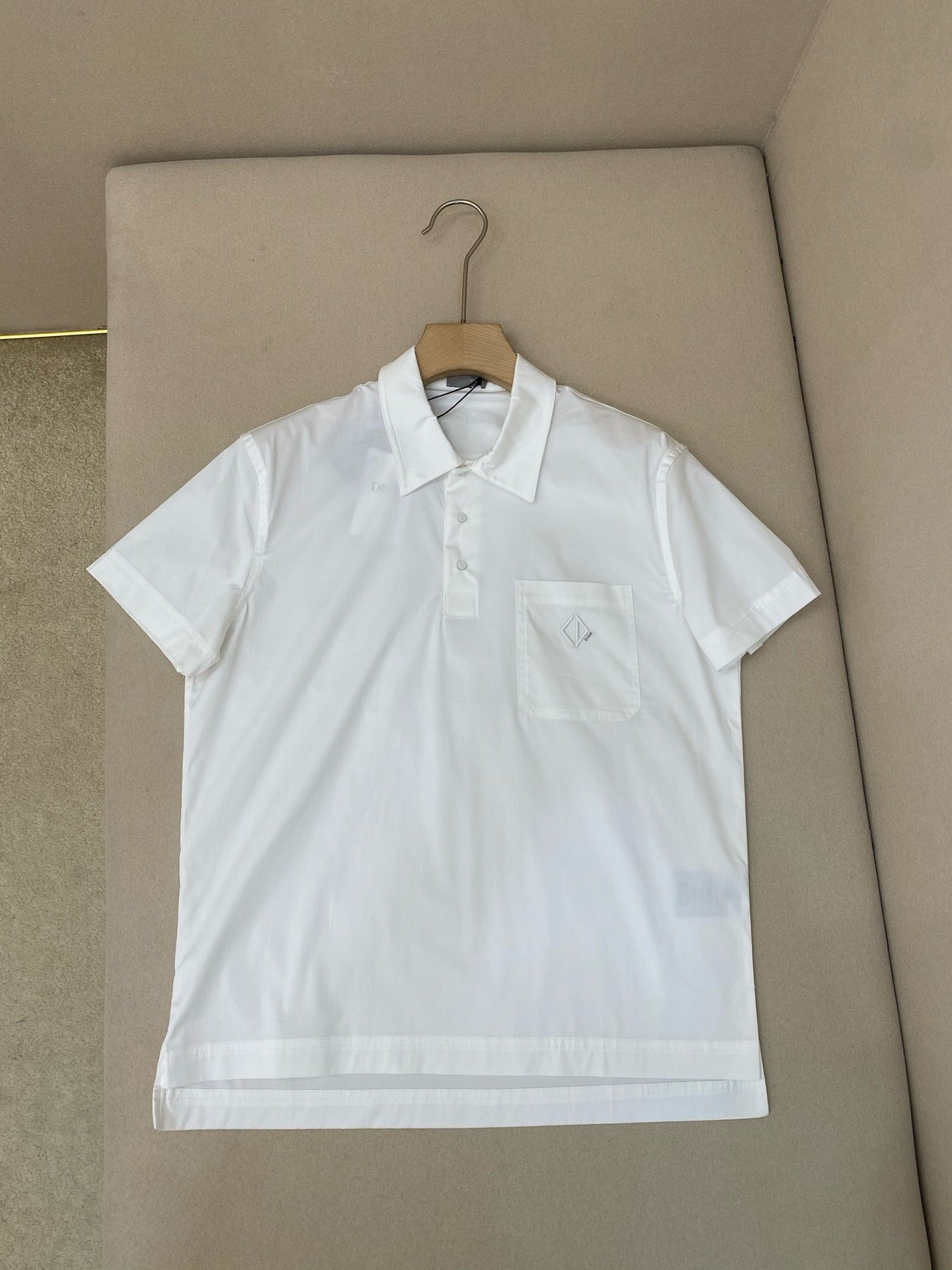 Dark Blue and White Polo