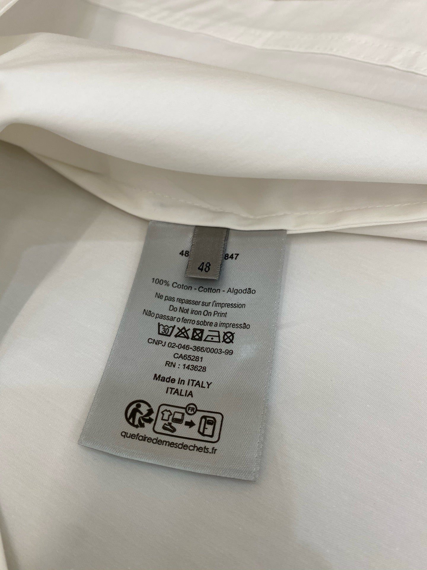 Dark Blue and White Polo