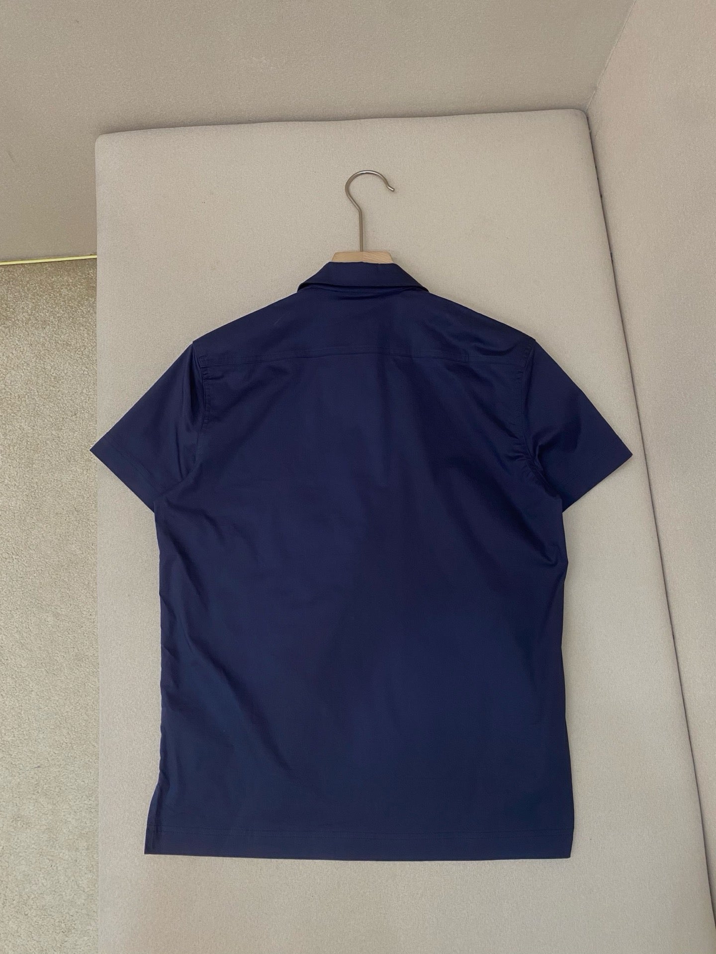 Dark Blue and White Polo