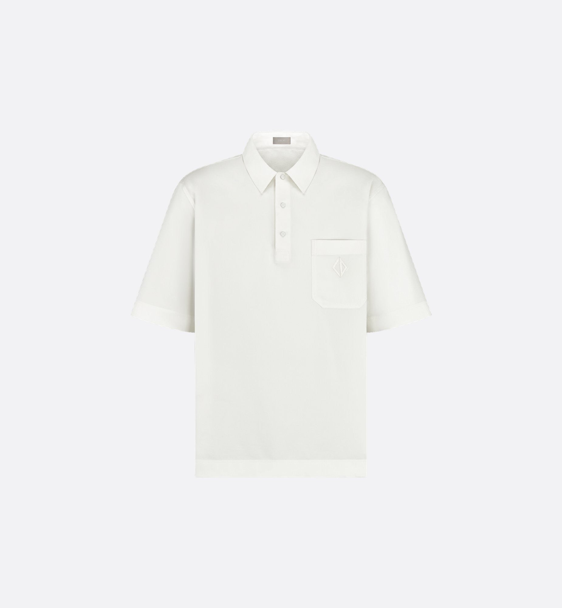 Dark Blue and White Polo