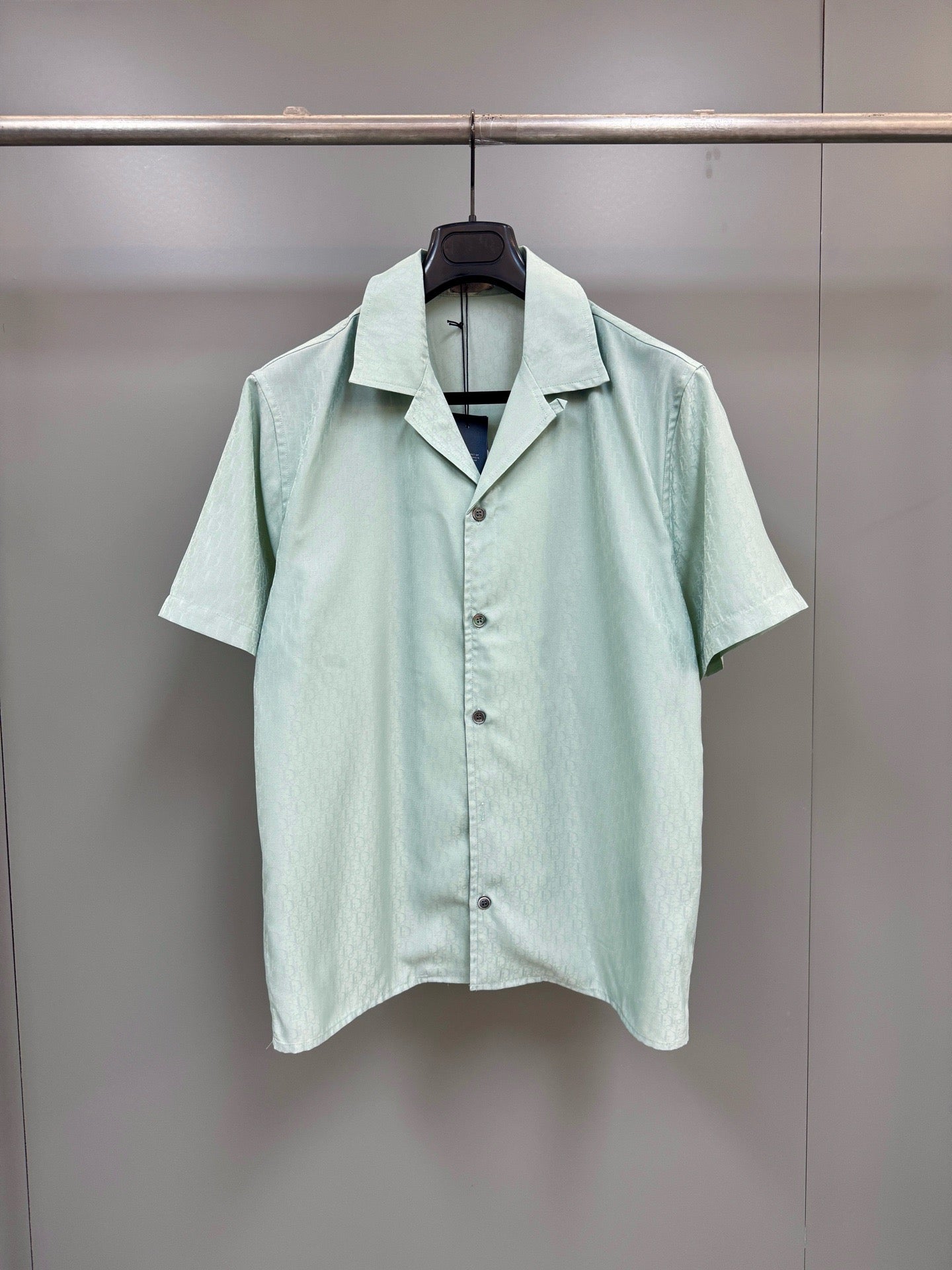 Blue and Light Green Shirt - FashionHype.xyz