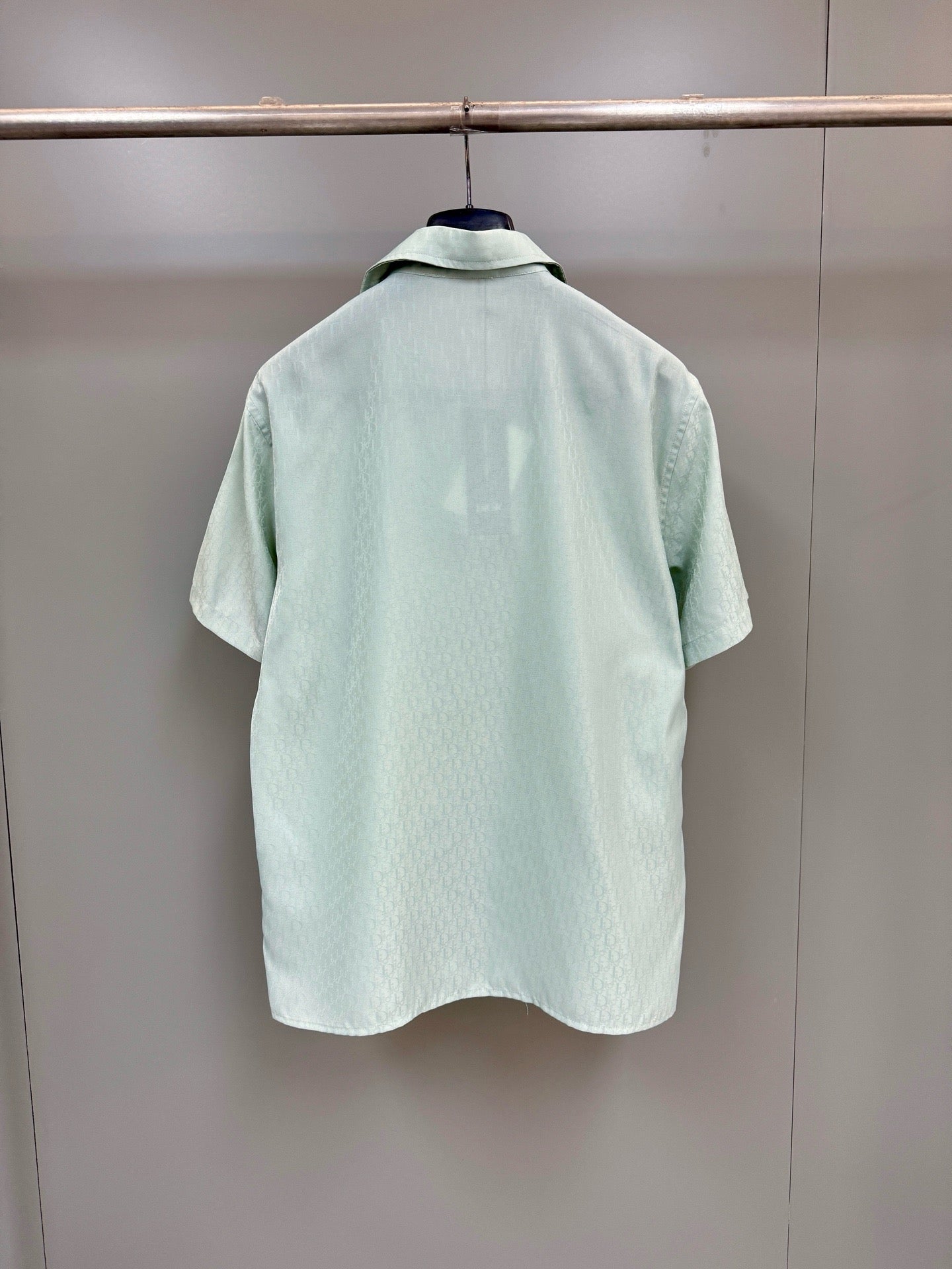 Blue and Light Green Shirt - FashionHype.xyz