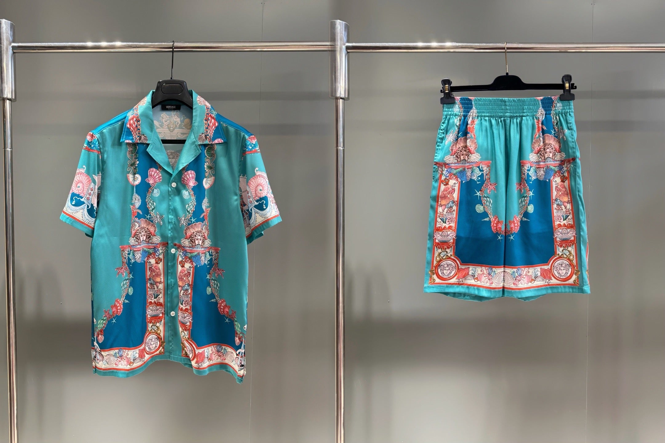 Multi-Colors Shirt and Short Set - FashionHype.xyz