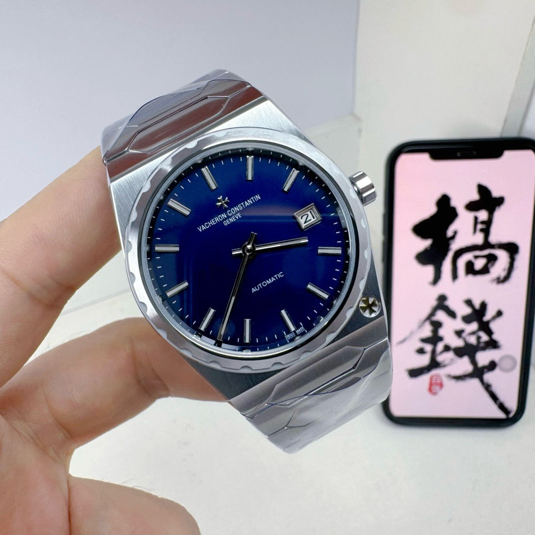 Silver Blue Watch