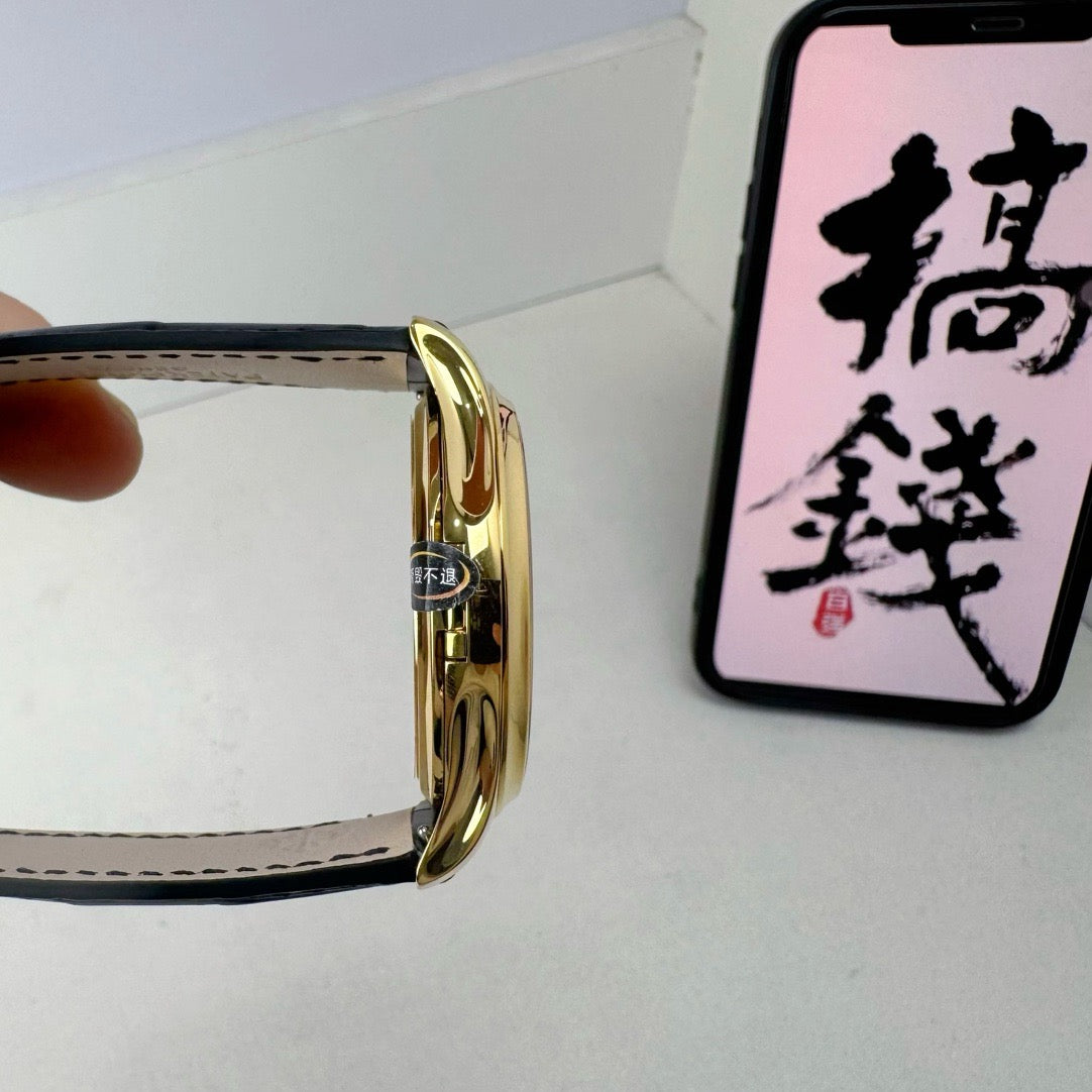 Black Golden Watch