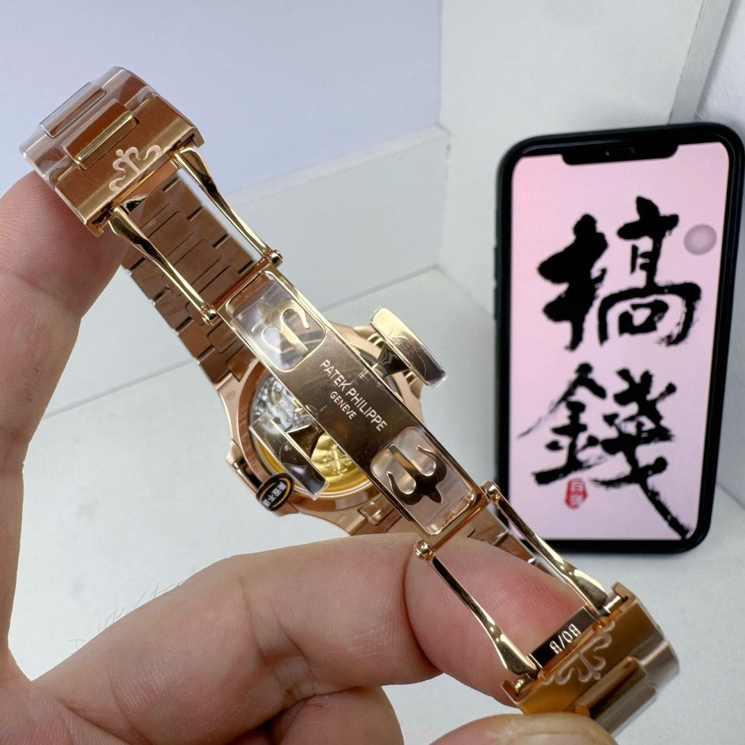 Golden White Watch