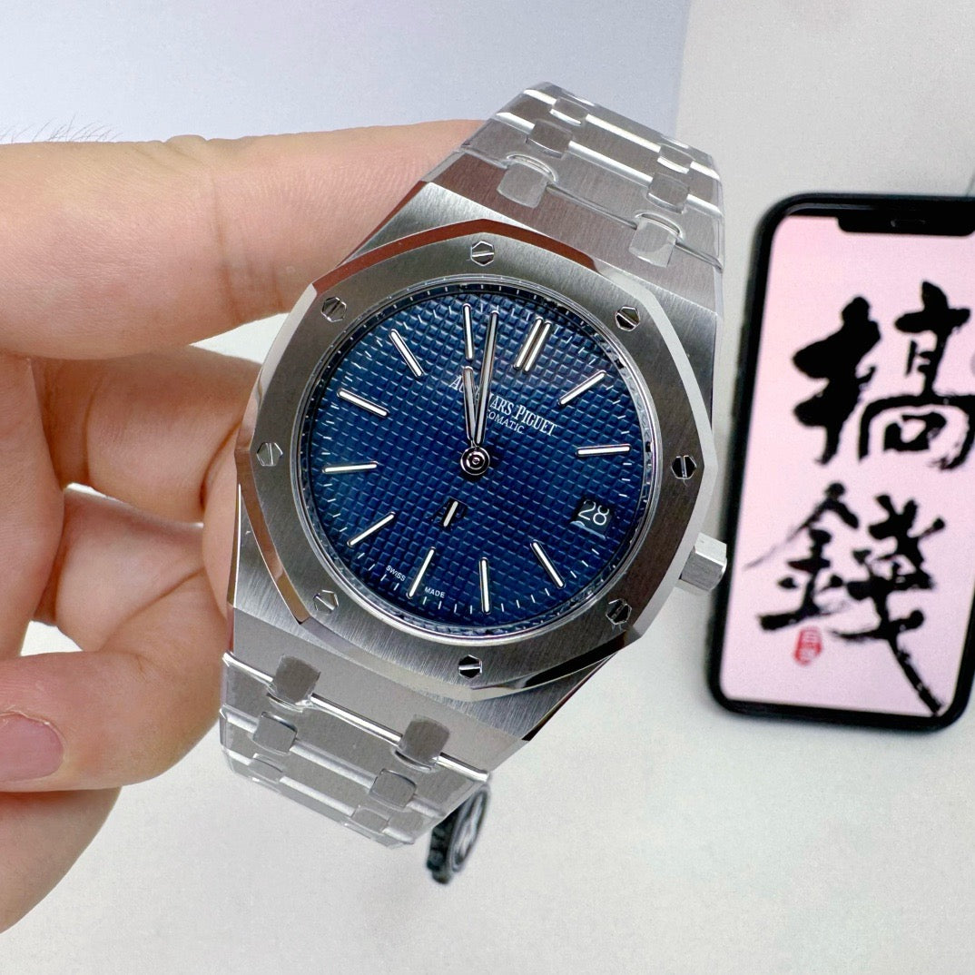 Silver Blue Watch