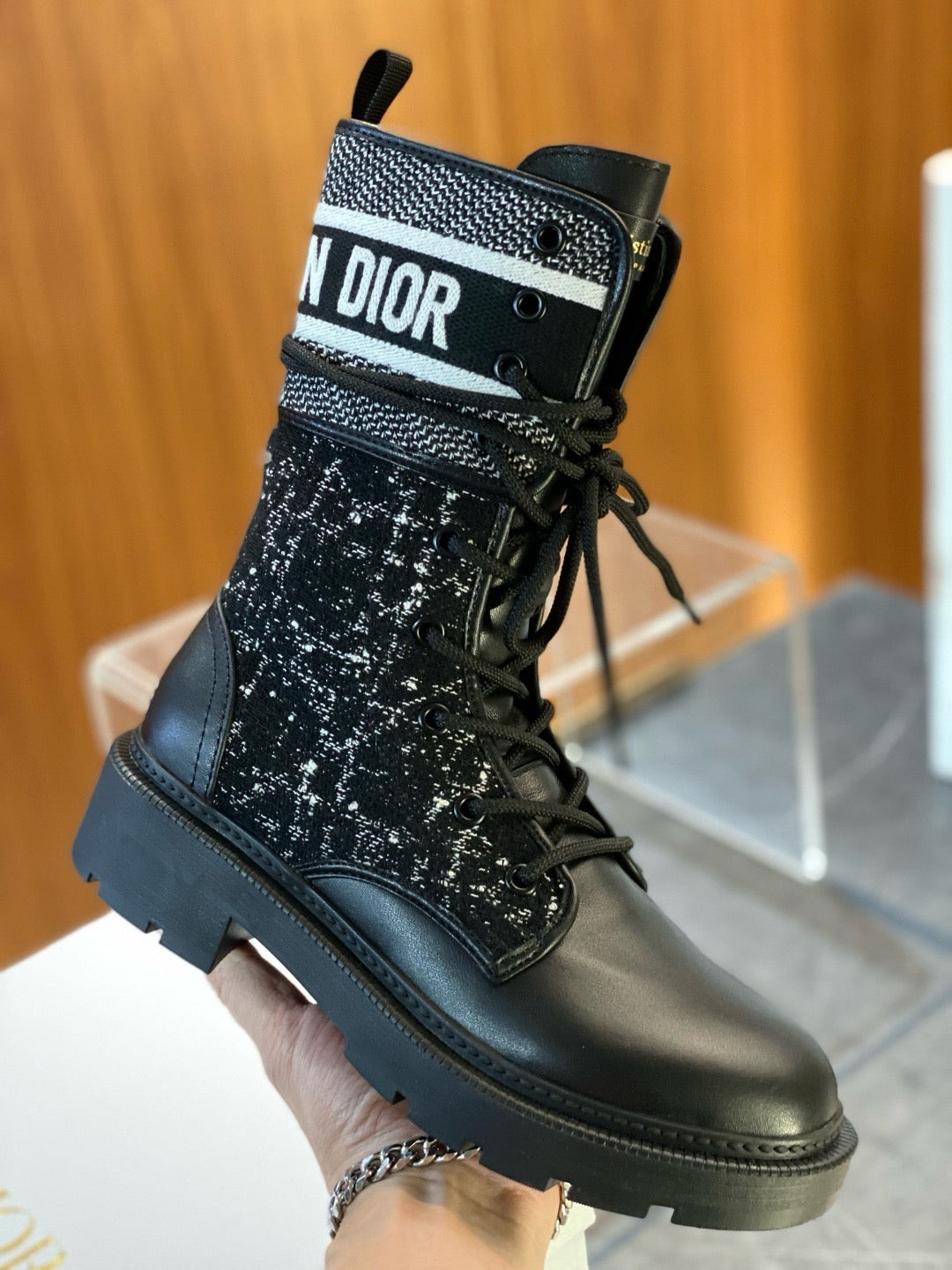 Black and Grey Shoes