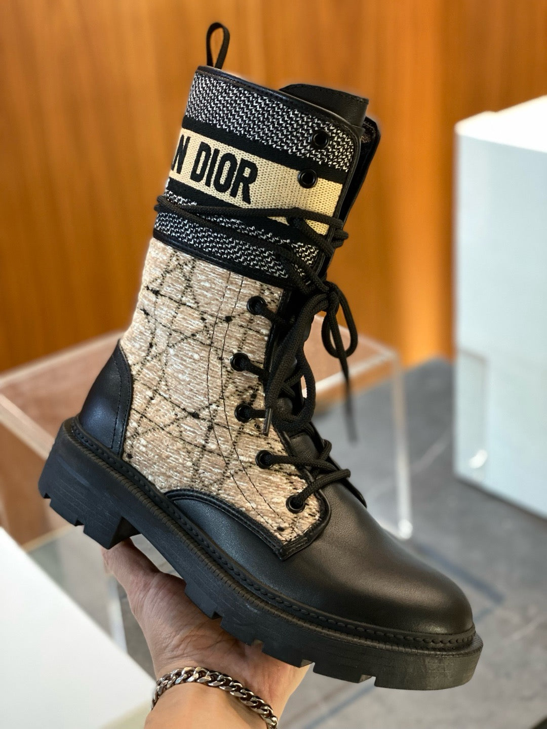 Black Beige Shoes - FashionHype.xyz