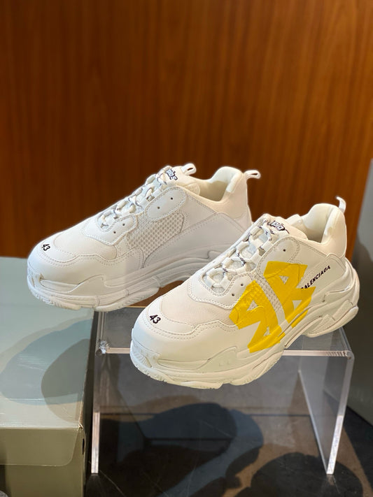 White and Black Shoes