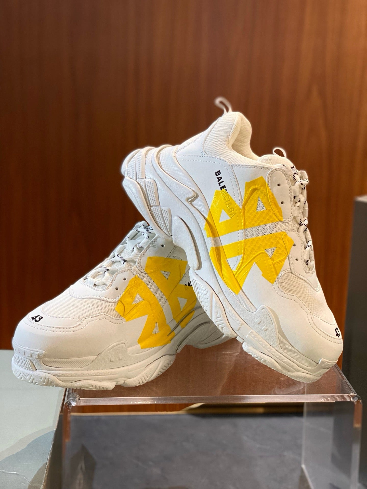 White and Black Shoes