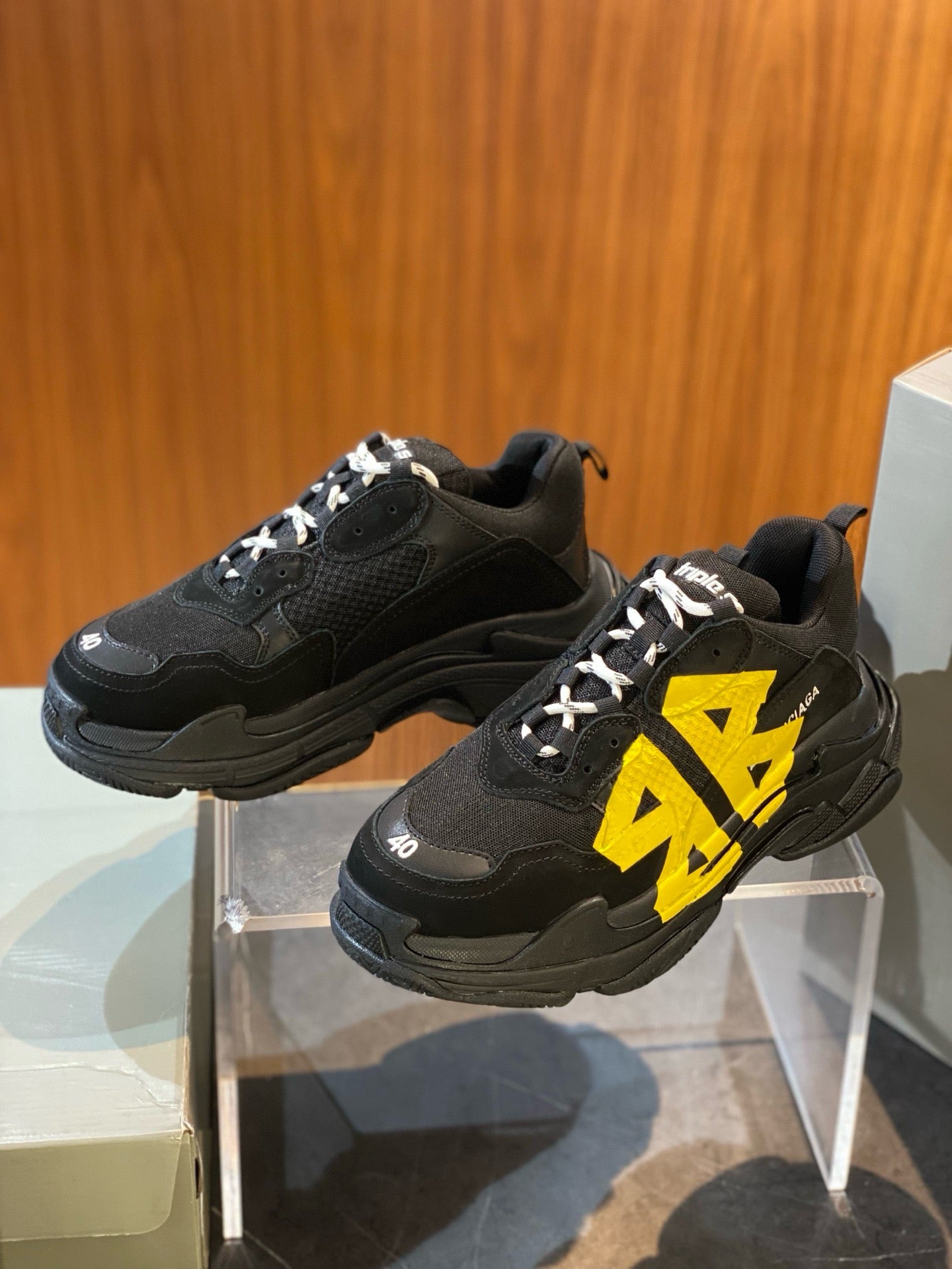 White and Black Shoes