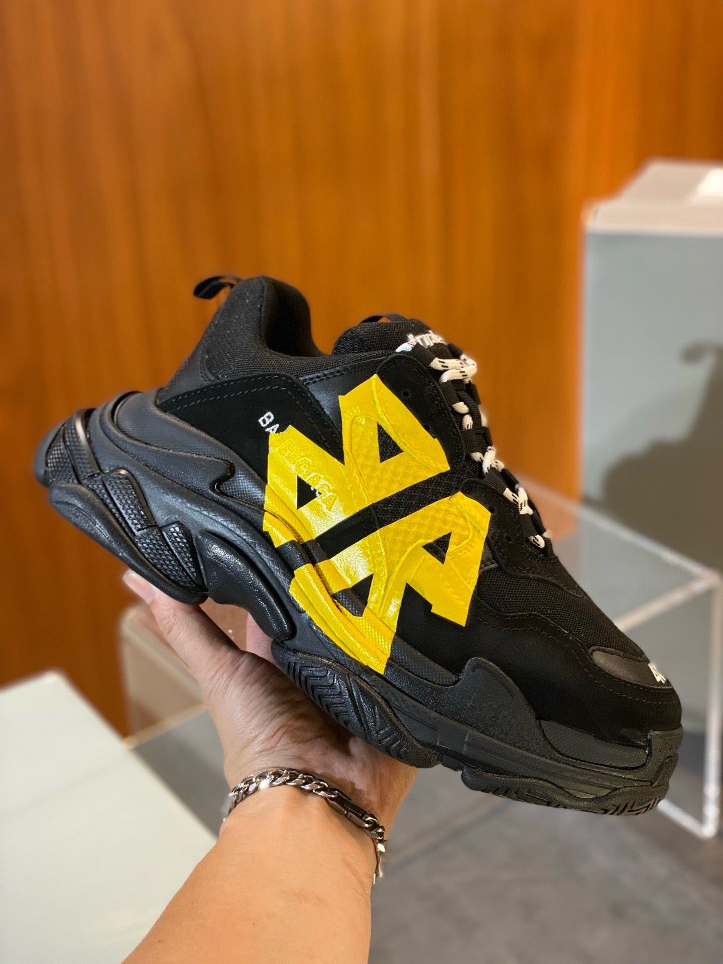 White and Black Shoes