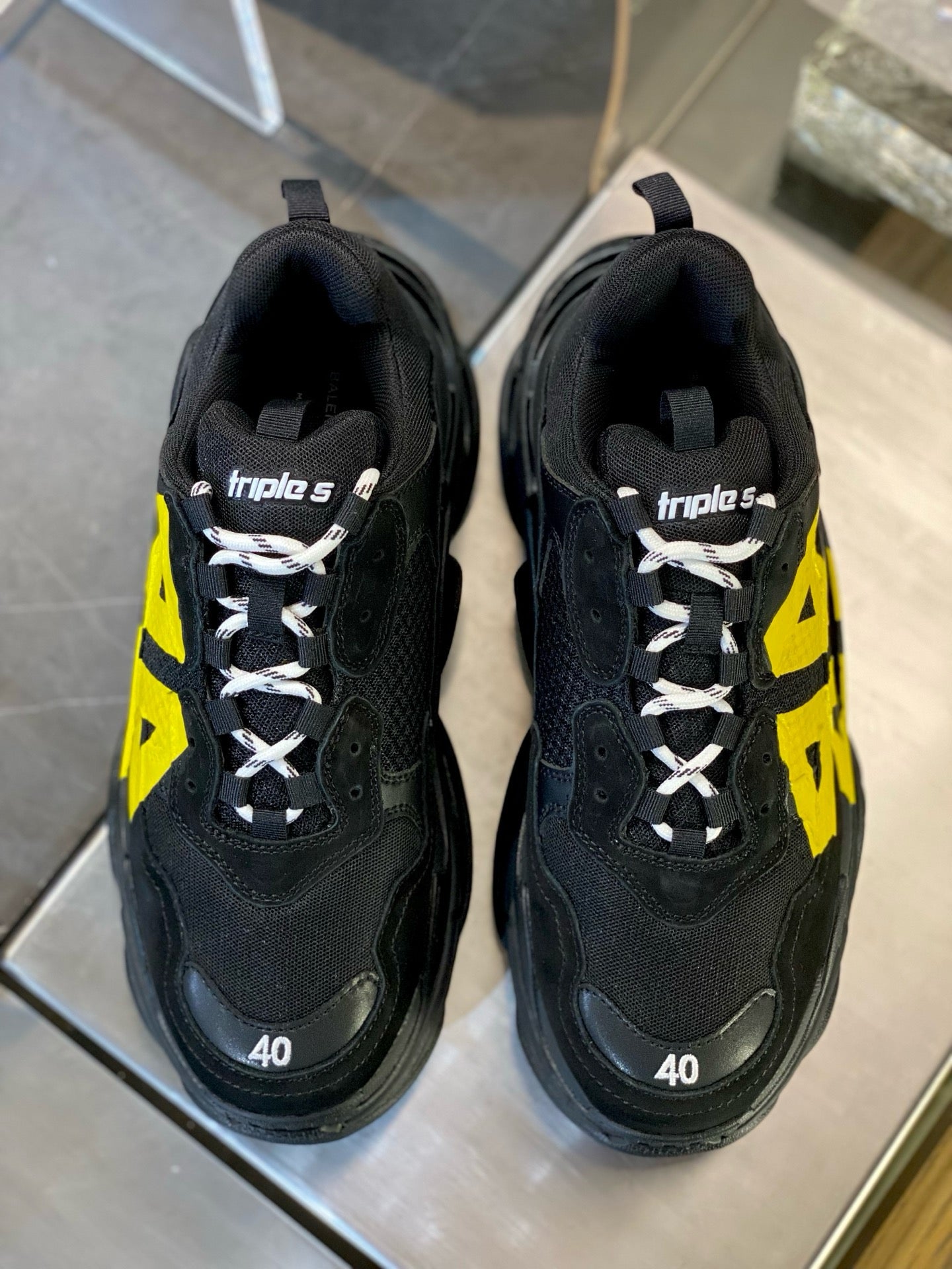 White and Black Shoes