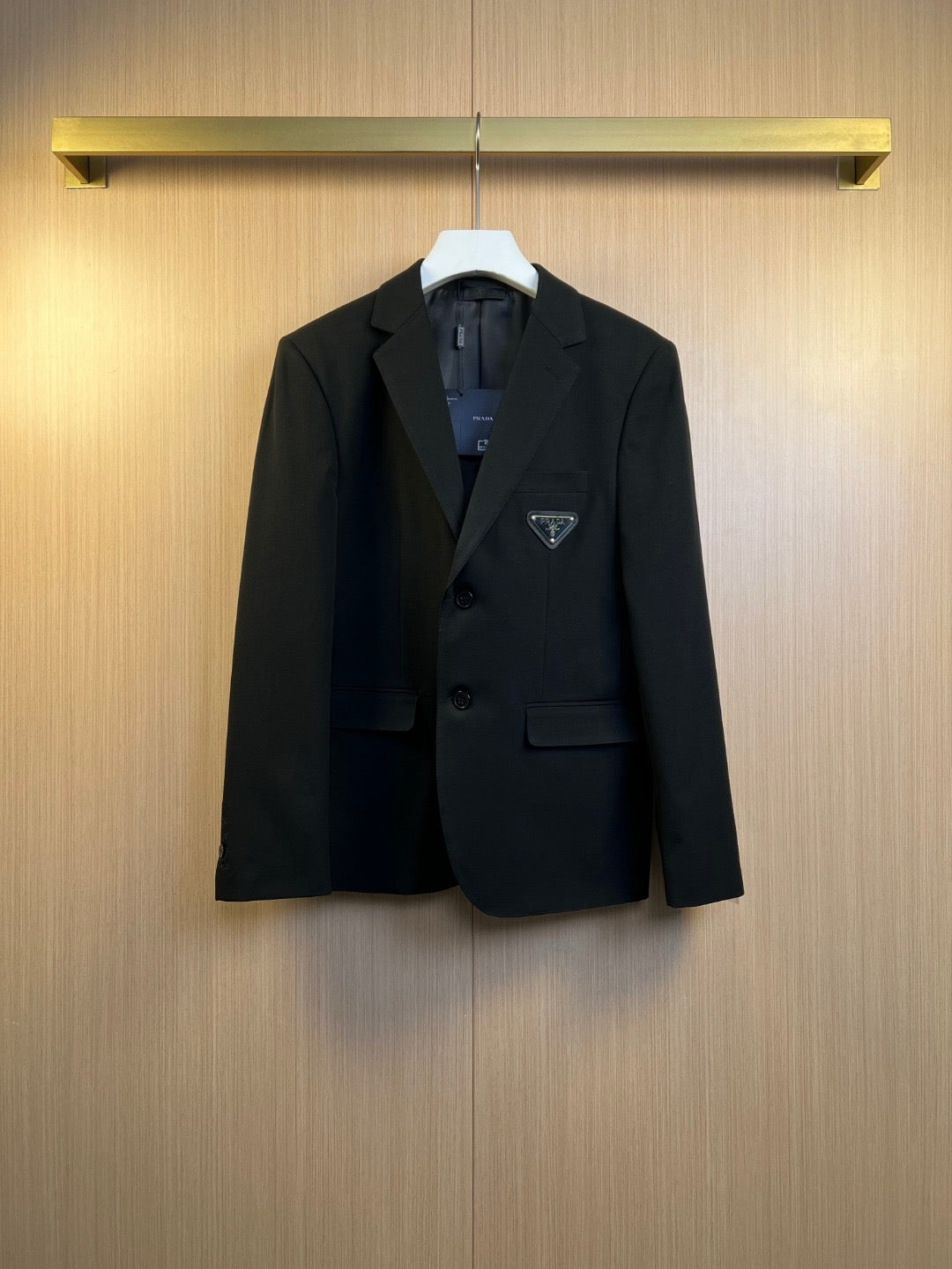 Black Jacket and Pant Suit