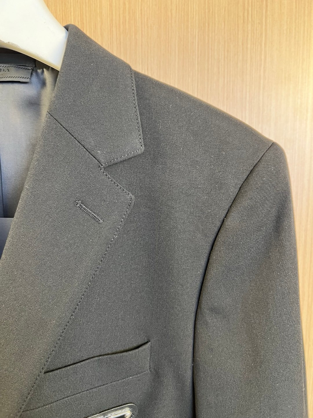 Black Jacket and Pant Suit