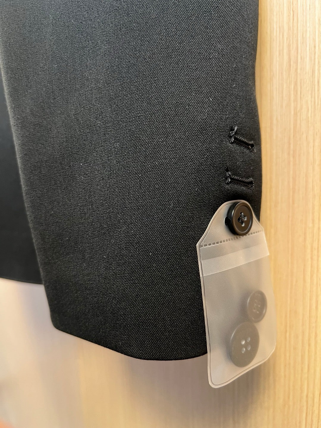 Black Jacket and Pant Suit