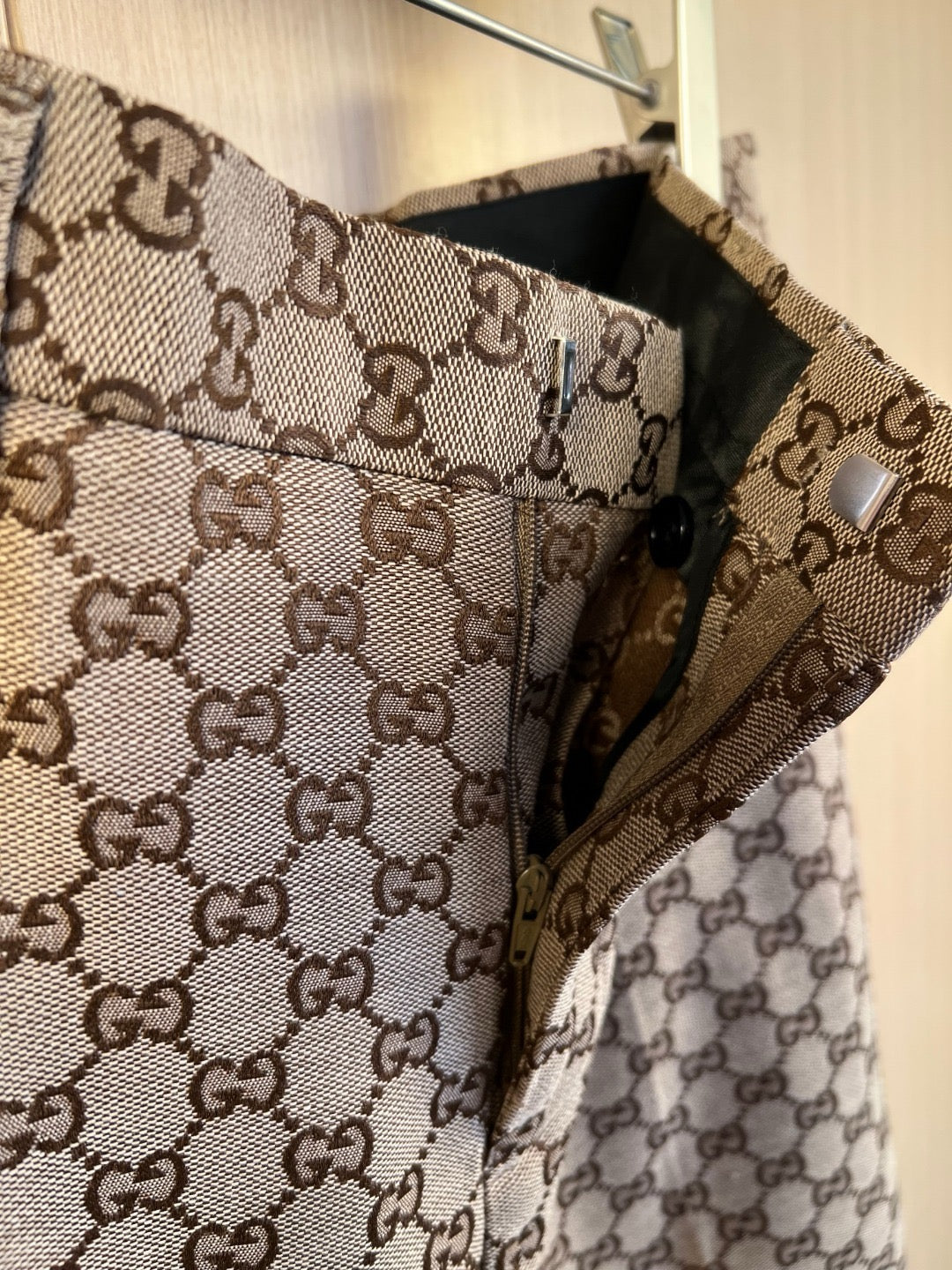 Khaki Jacket and Pant Suit