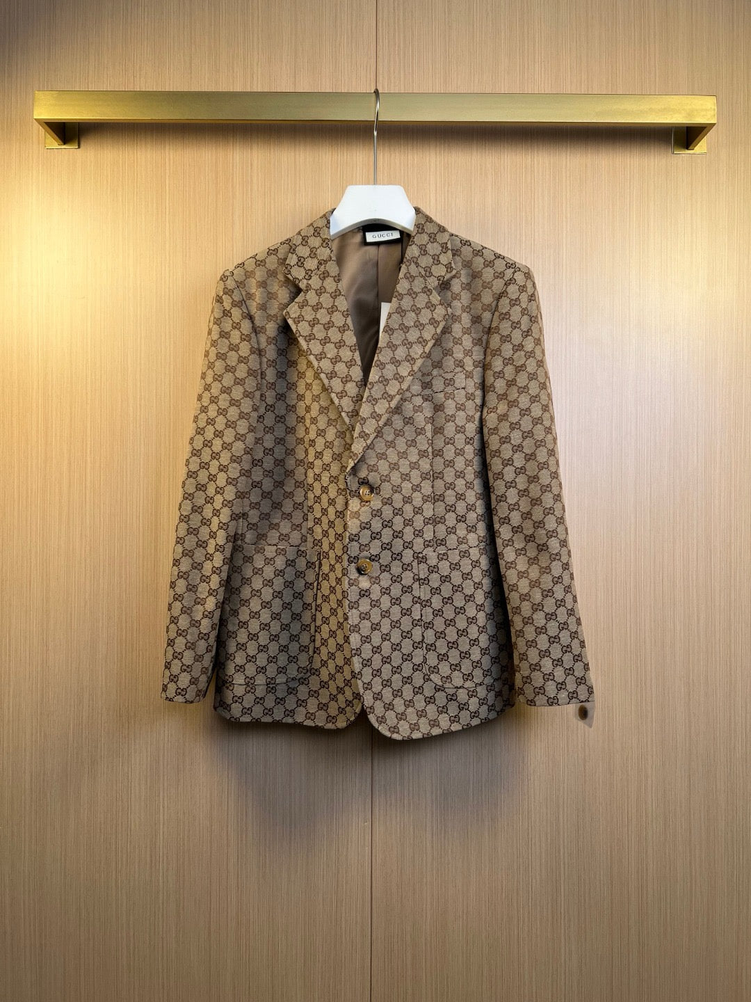 Khaki Jacket and Pant Suit - FashionHype.xyz