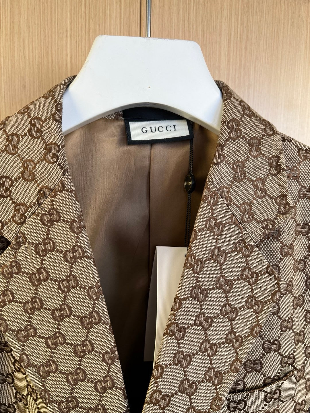 Khaki Jacket and Pant Suit - FashionHype.xyz