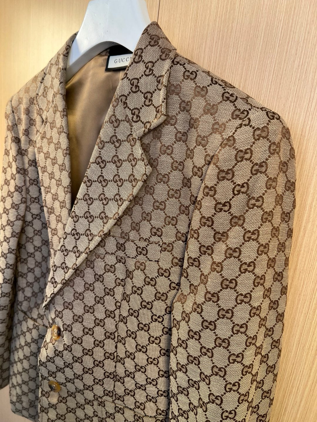 Khaki Jacket and Pant Suit - FashionHype.xyz
