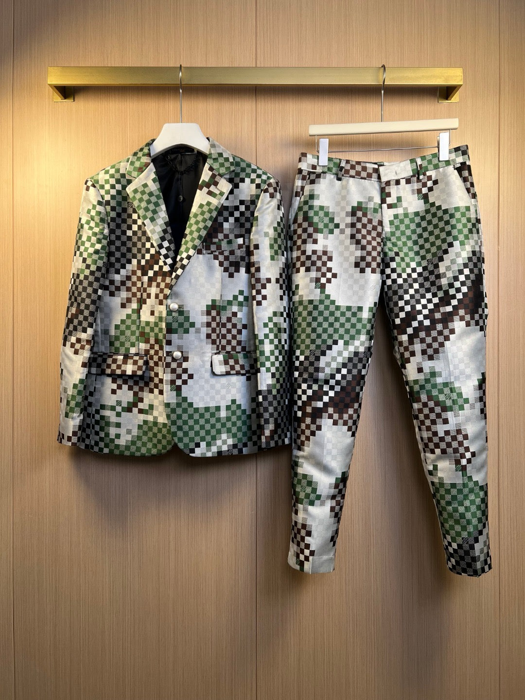 Multi-Colors Jacket and Pant Suit