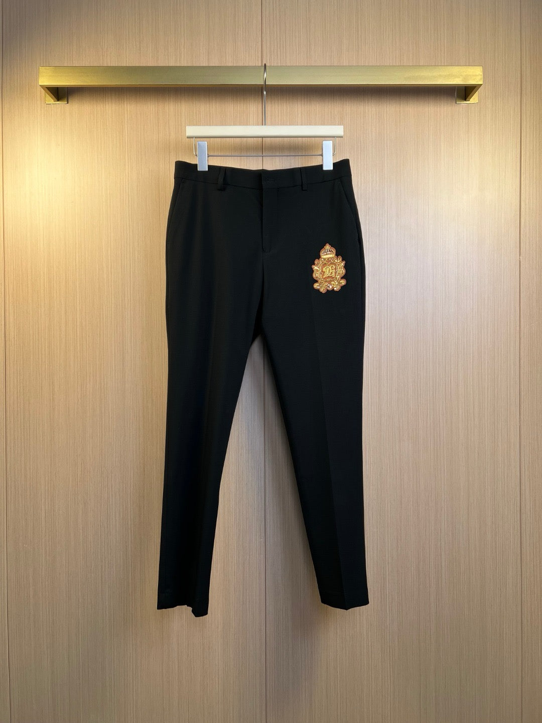 Black Jacket and Pant Suit