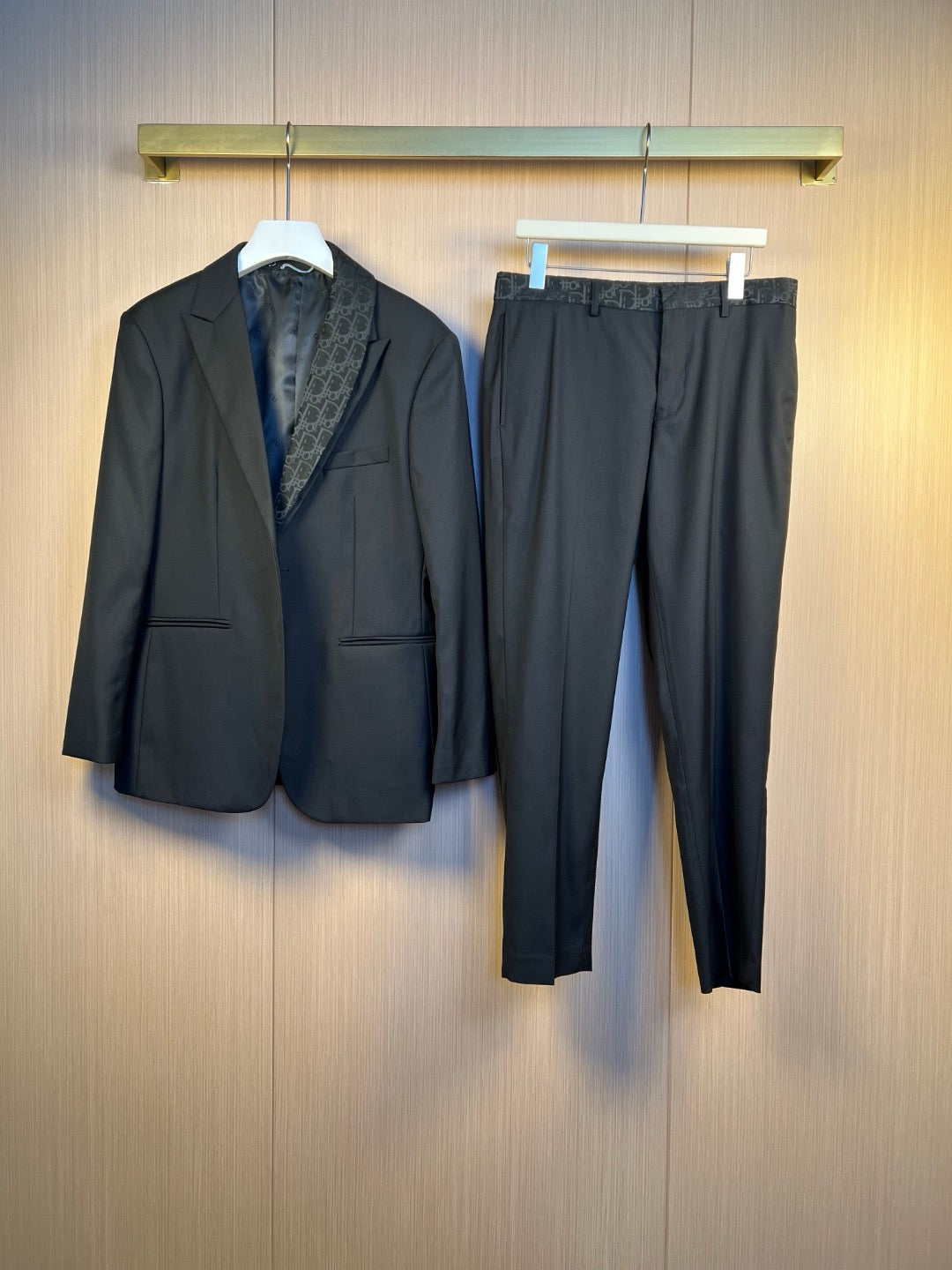 Black Jacket and Pant Suit
