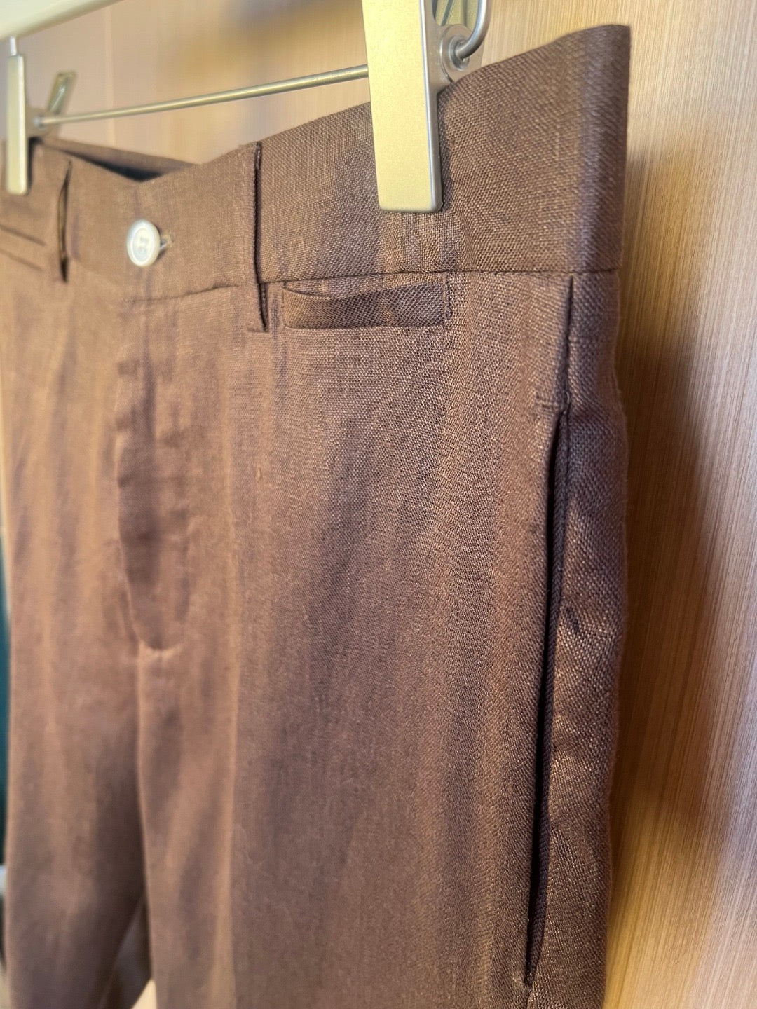 Brown Jacket and Pant Suit